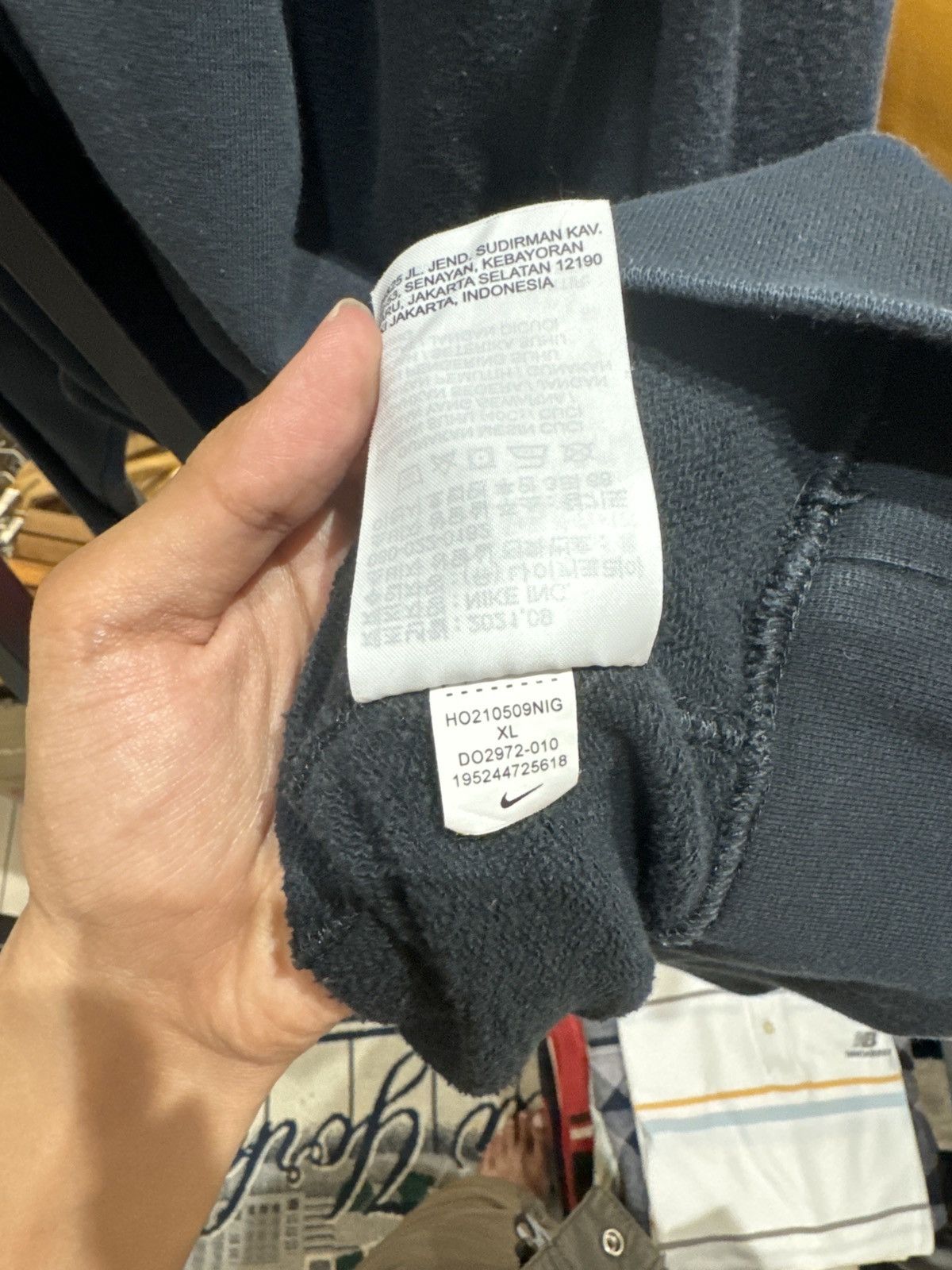 NIKE CHECKERED PATCHES BOX LOGO HOODIE