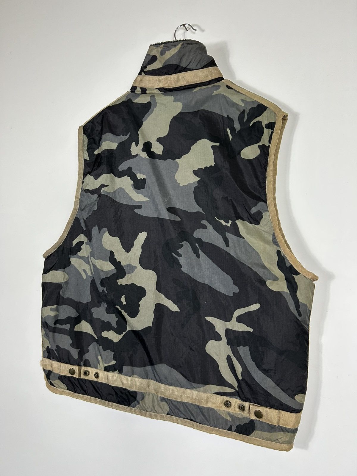 Vintage ⚡️Vintage Even River Fleece Camo Multi Pocket Vest Size US L / EU 52-54 / 3 - 15 Thumbnail