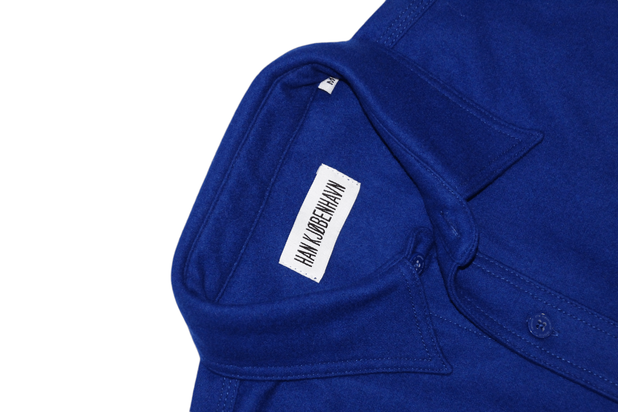 Han Kjobenhavn Han Kjobenhavn blue wool blend overshirt Size US M / EU 48-50 / 2 - 3 Thumbnail