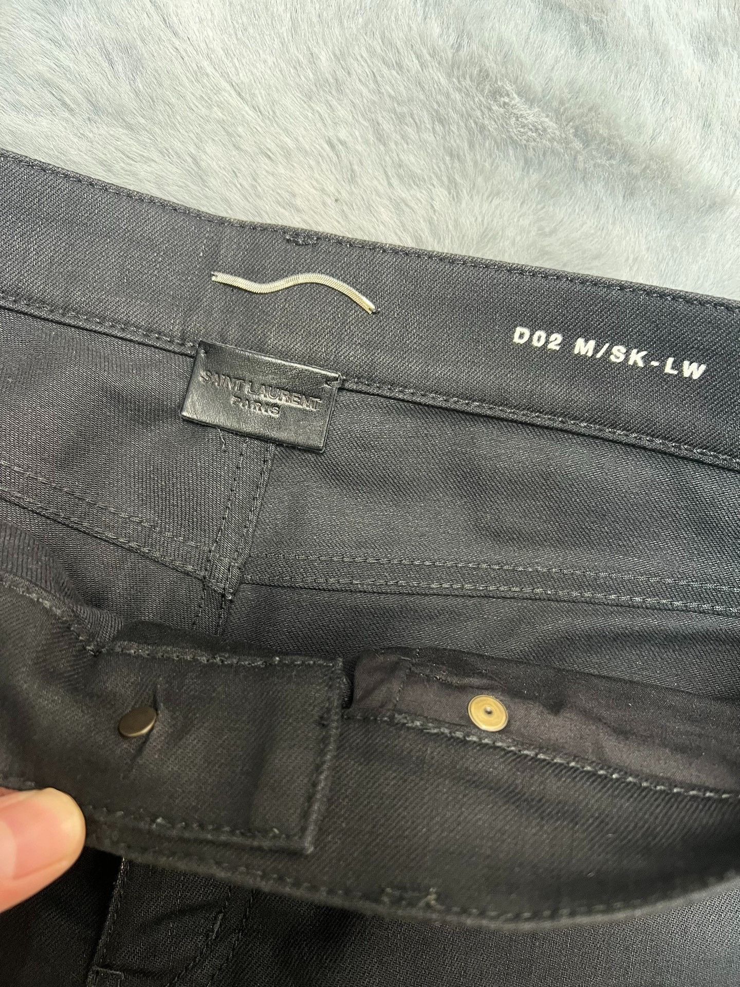 Saint Laurent Paris Saint laurent Black basic jeans 2501-Nextarrow Size US 32 / EU 48 - 3 Thumbnail