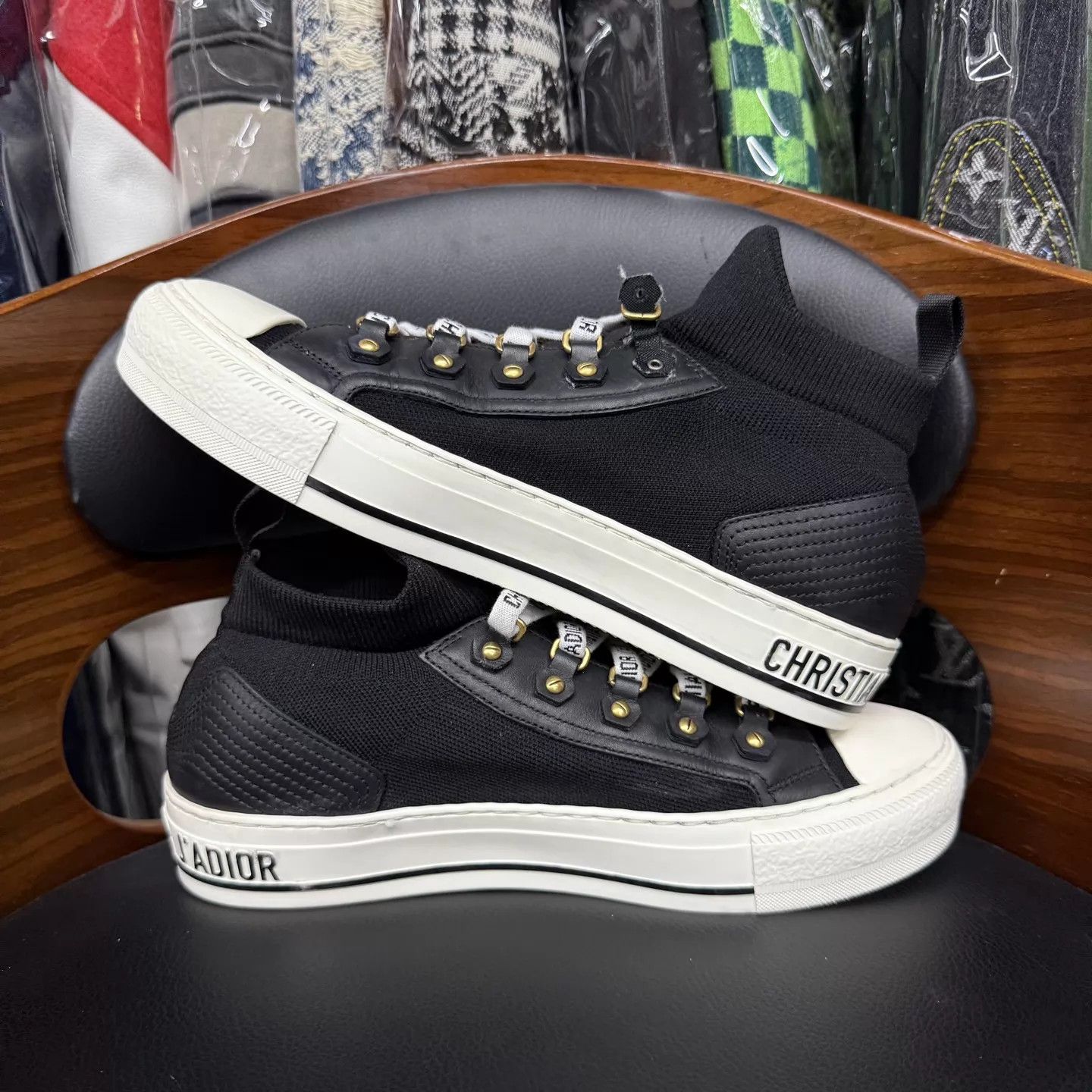 Dior Dior Walk‘n'Dior Black & White Platform EU 38.5 Like New Size US 8 / IT 38 - 7 Thumbnail