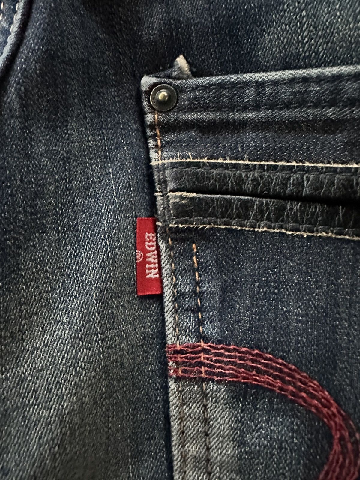 Edwin Vintage 90s Edwin Edge Of Blue 2 Layer Denim 29x33 D531 Size US 30 / EU 46 - 6 Thumbnail