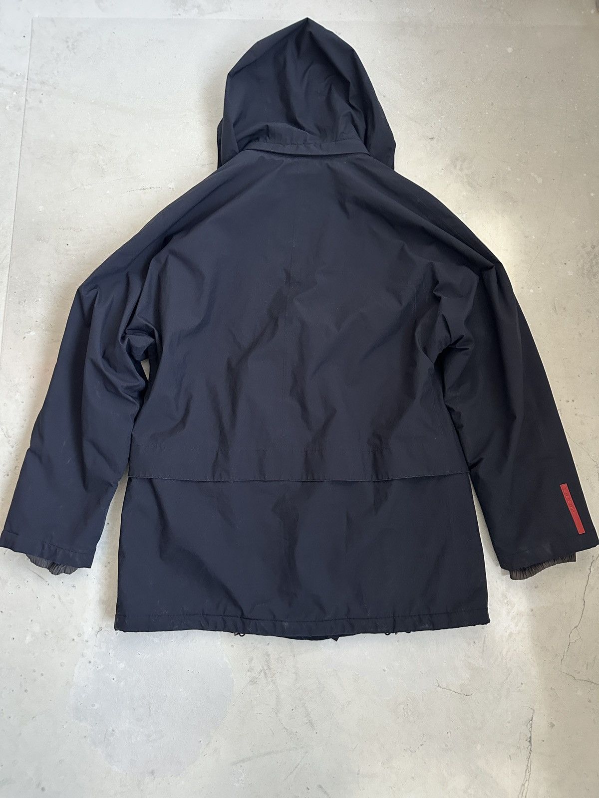 Goretex Prada Gore Tex raincoat SGV7A gorpcore y2k drill red tab Size US L / EU 52-54 / 3 - 4 Thumbnail