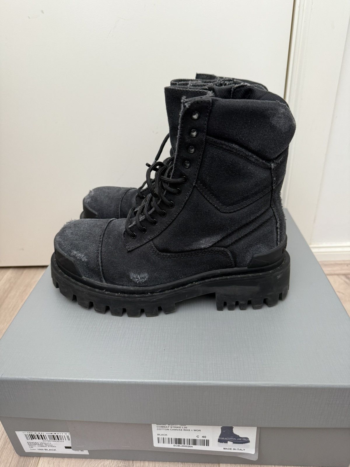 Balenciaga Balenciaga Distressed Strike Boots Size US 6.5 / EU 39-40 - 3 Thumbnail