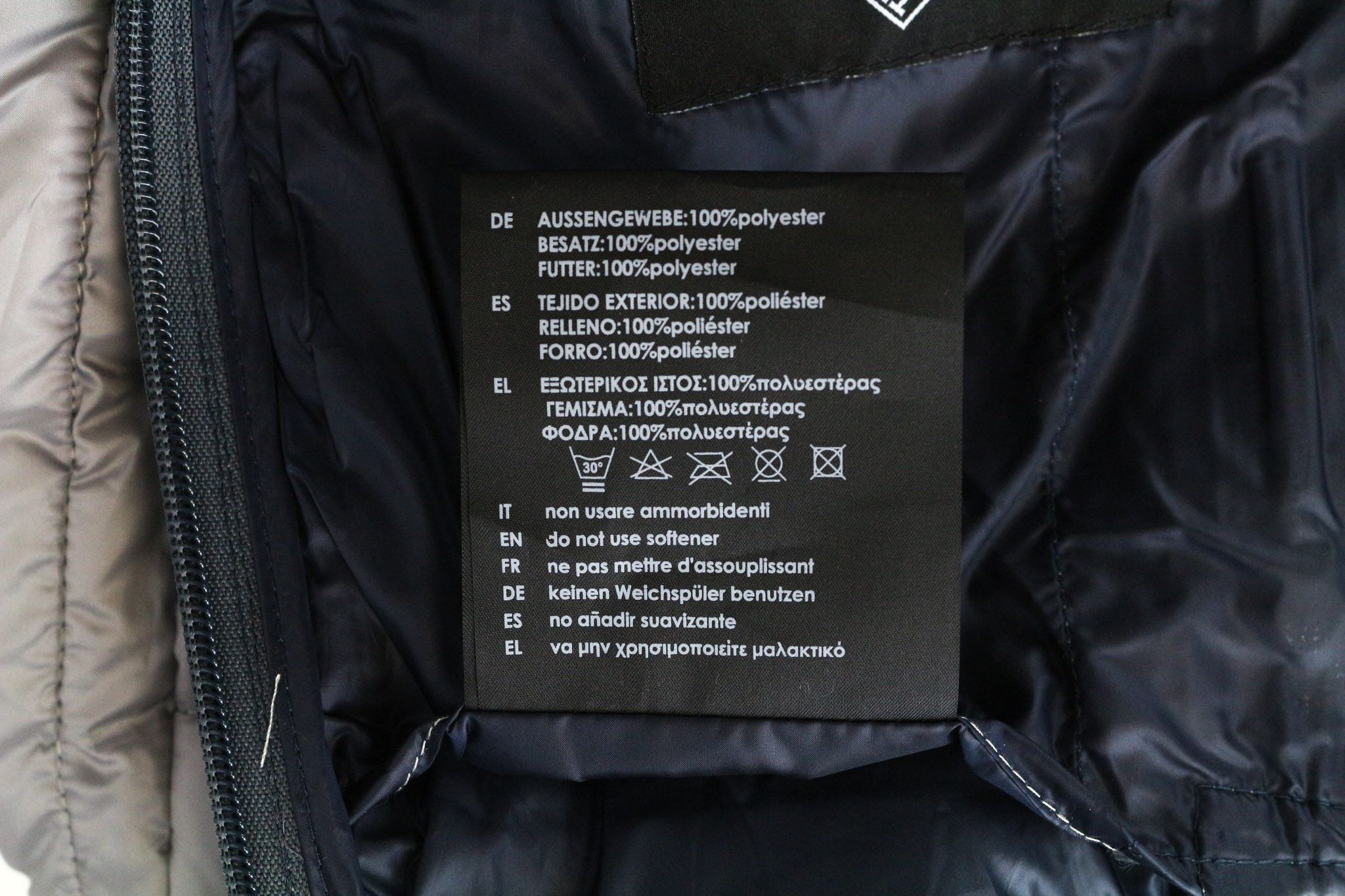 Other LOT PACK IT52 Grey Moto Puffer Jacket 74871 Size 4XL / US 24-26 - 8 Thumbnail
