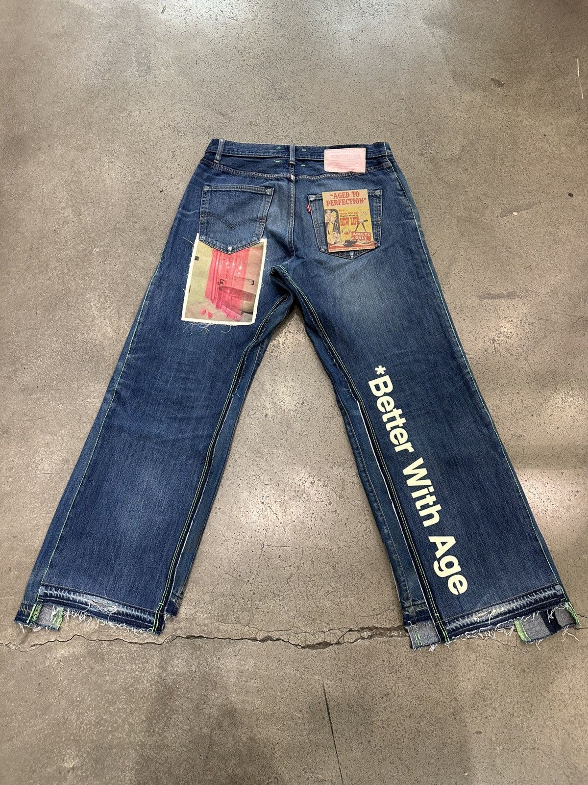 Better With Age BETTER WITH AGE - Fleetwood Triple-Wide Denim Indigo Size US 34 / EU 50 - 2 Thumbnail