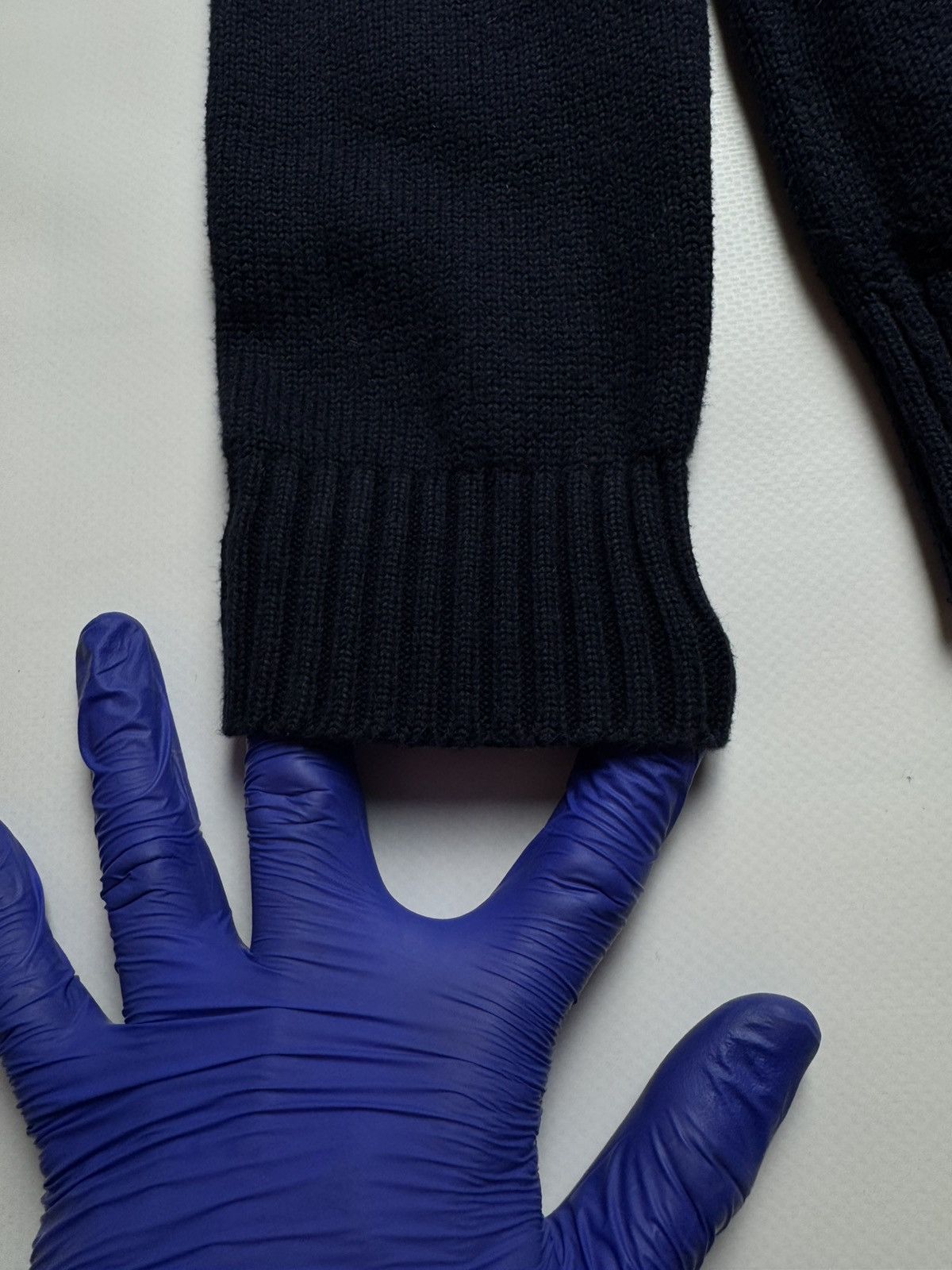 Polo Ralph Lauren Polo Ralph Lauren Navy Cotton Crewneck Sweater - Green Pony Size US S / EU 44-46 / 1 - 10 Thumbnail