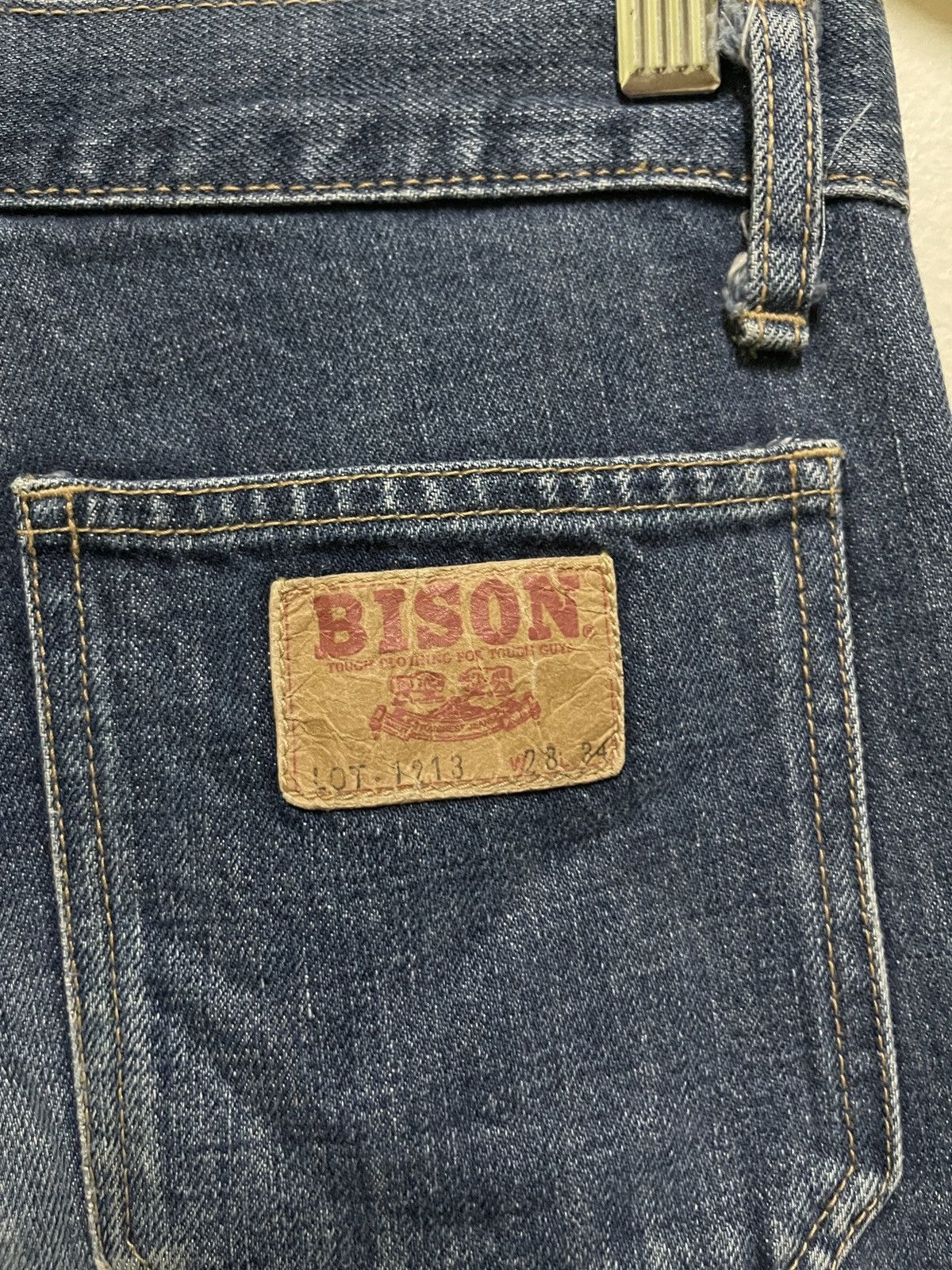 Japanese Brand × Vintage Bison Vintage Flare Boot Cut Jeans Size 27" / US 4 / IT 40 - 16 Thumbnail