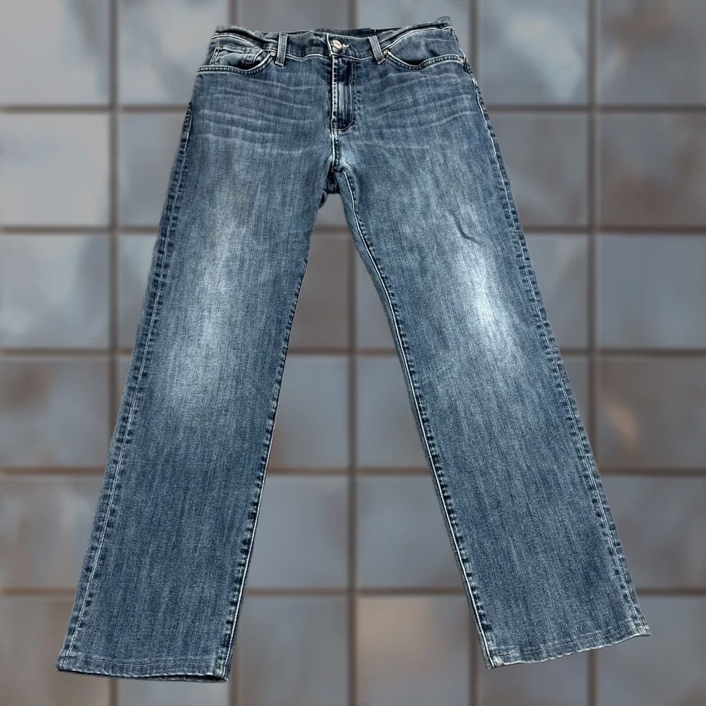 7 For All Mankind 7 For All Mankind Slimmy Jeans Slim Tapered 30 Regular Mens Denim Blue Mid Wash 7 For All Mankind Jeans Size US 30 / EU 46 - 1 Thumbnail