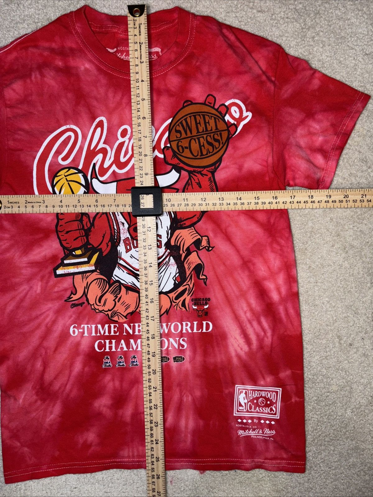 Mitchell & Ness × NBA Mitchell & Ness Chicago Bulls T-shirt Mens Size S Size US S / EU 44-46 / 1 - 3 Thumbnail