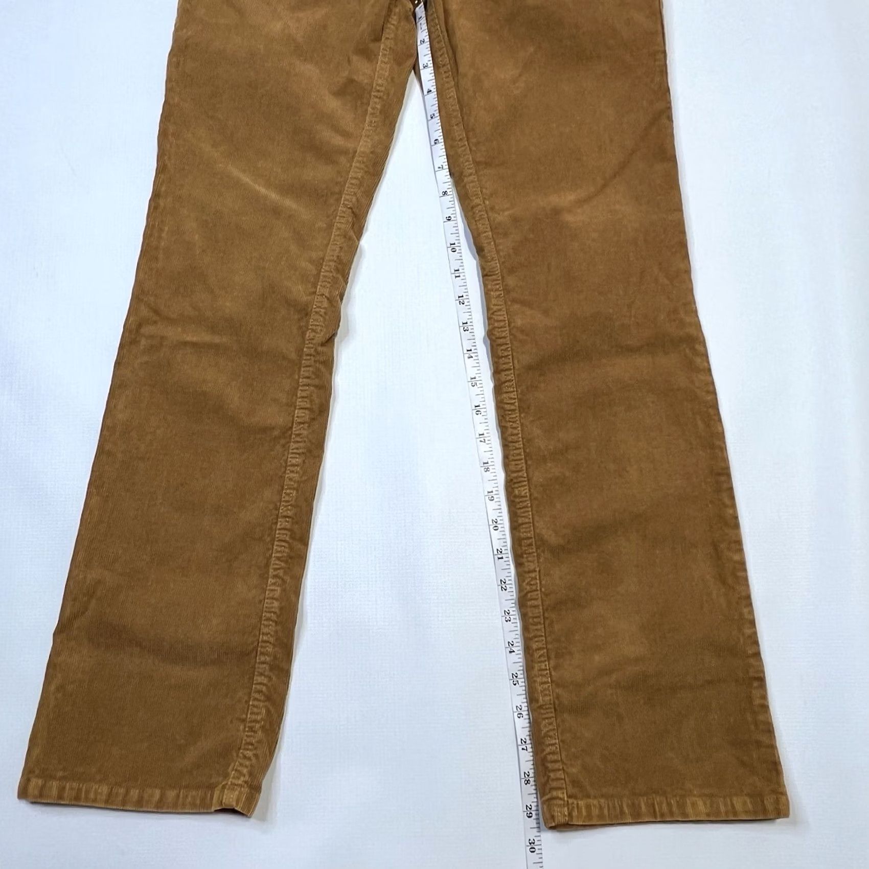 Bdg BDG Urban Outfitters Eloise Ultra Low Rise Corduroy Pants Women 27 Gold Comfortable Slim Pockets 90s Grunge Bohemian Vintage: No Size 27" / US 4 / IT 40 - 7 Thumbnail