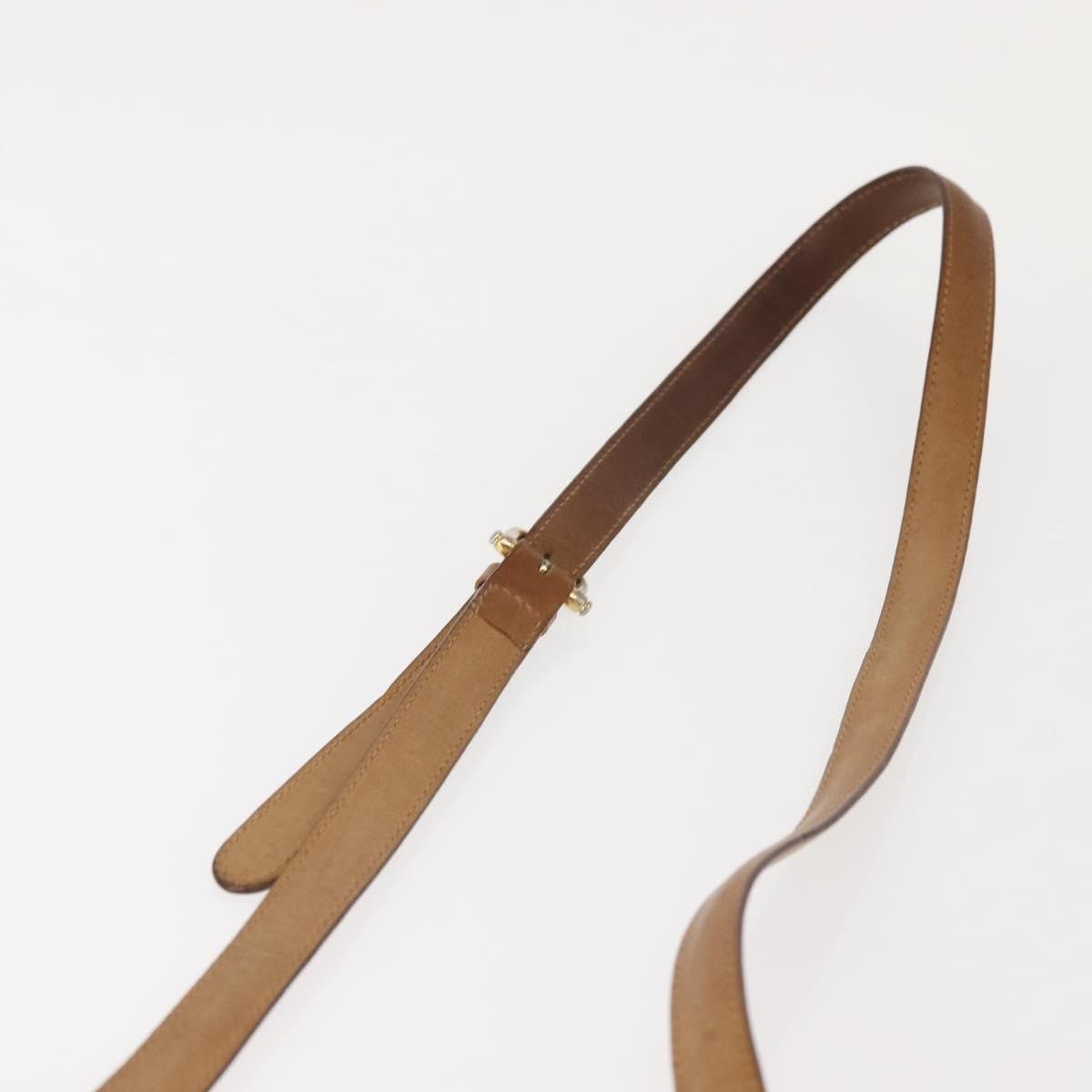 Celine CELINE Macadam Canvas Shoulder Bag Pvc Beige Gold Size ONE SIZE - 8 Thumbnail