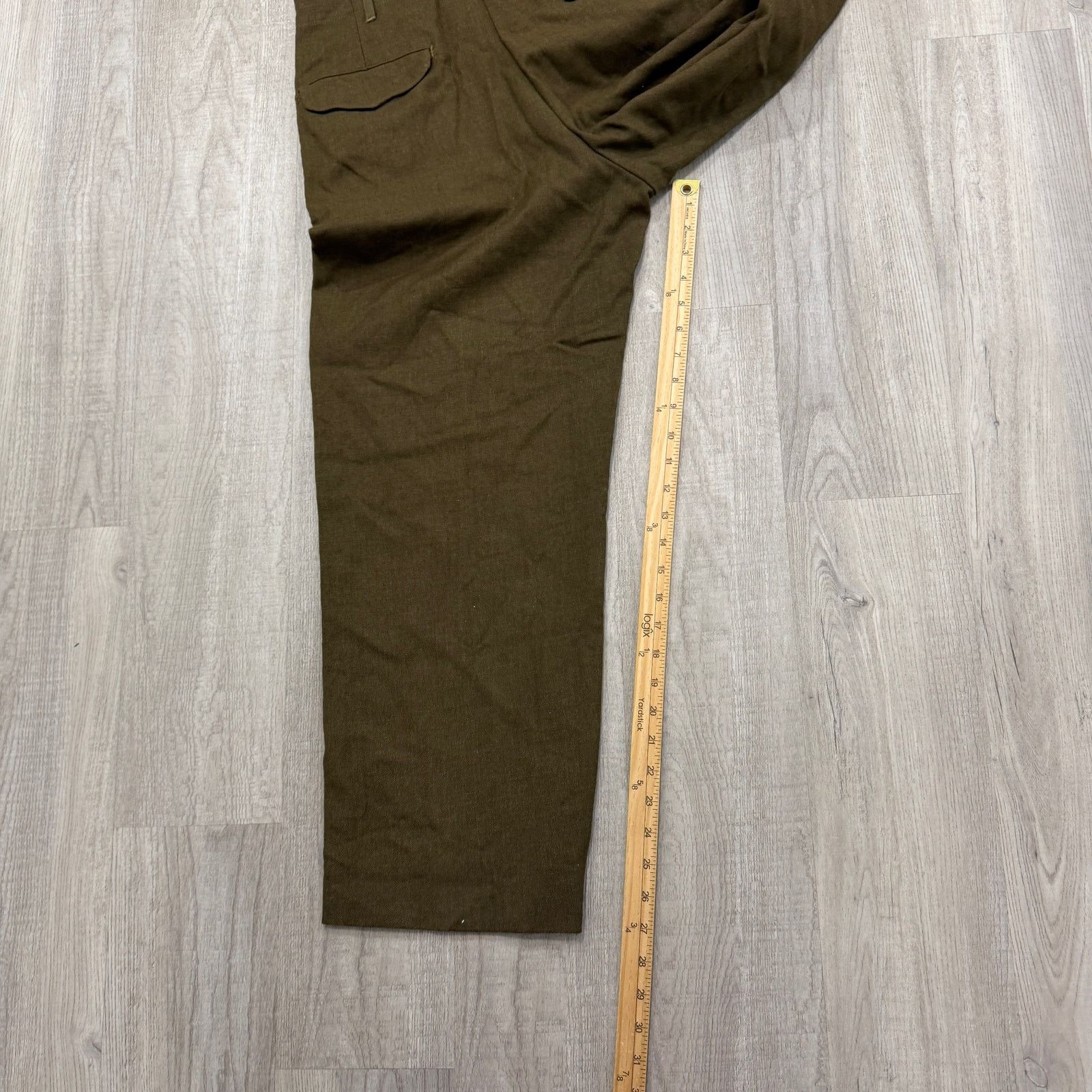 Vintage Vintage US Arm Korean War Wool Uniform Pants Men's 29x27 Size US 29 - 11 Thumbnail