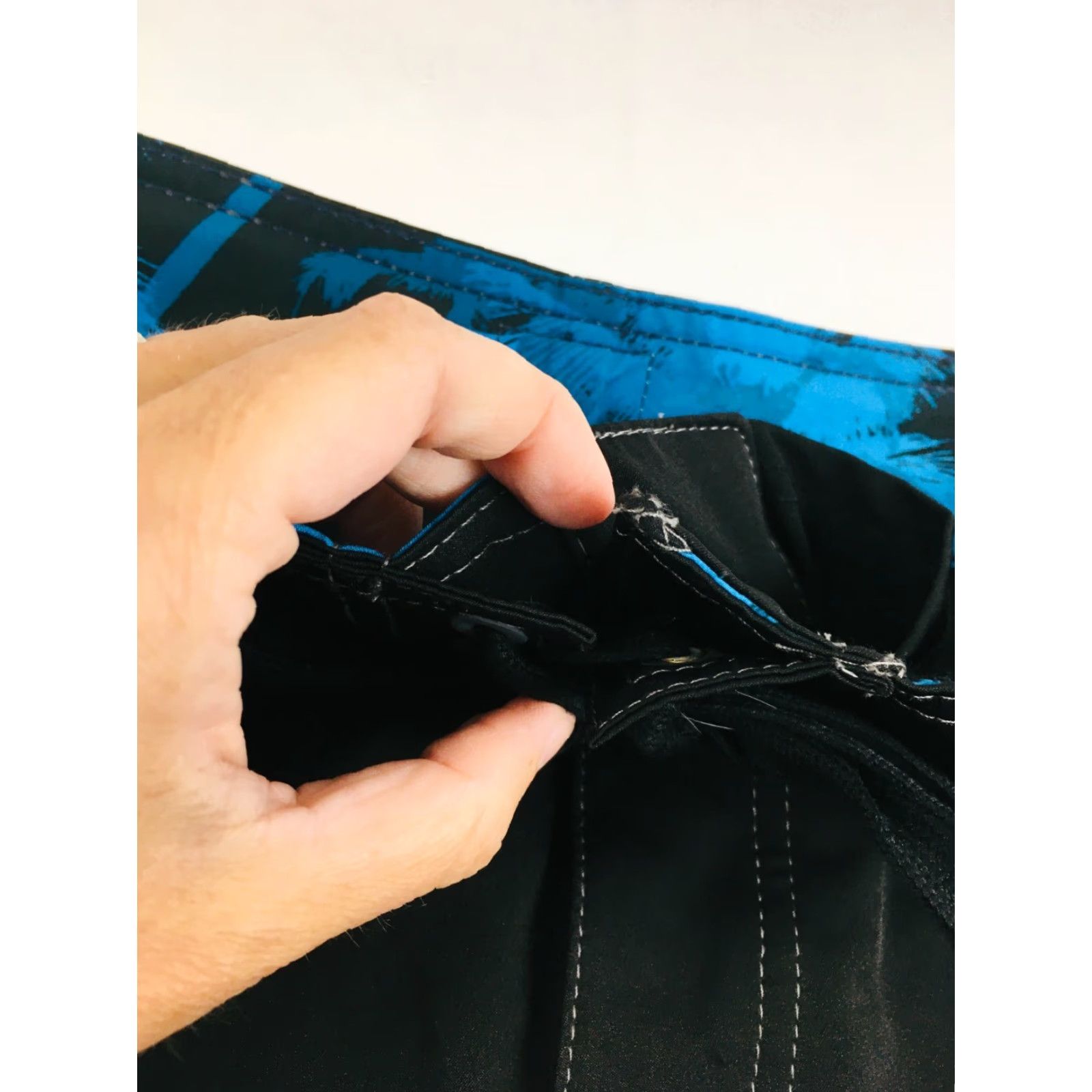 Burnside Burnside Board Shorts Men's 38 Solid Black Pocket Drawstring Flat Front Lifeguard Swim Bottoms Size US 38 / EU 54 - 3 Thumbnail