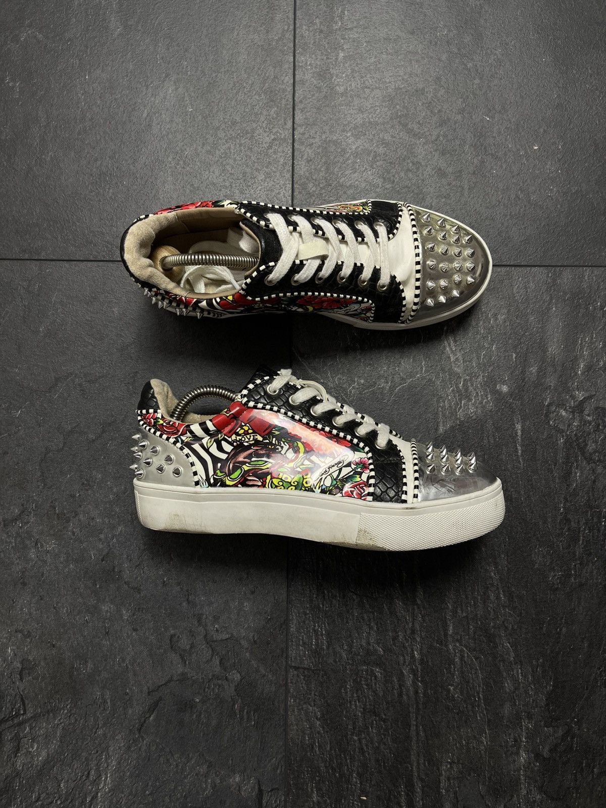 Streetwear Vintage rare ed hardy low top sneakers Size US 6 / IT 36 - 1 Thumbnail