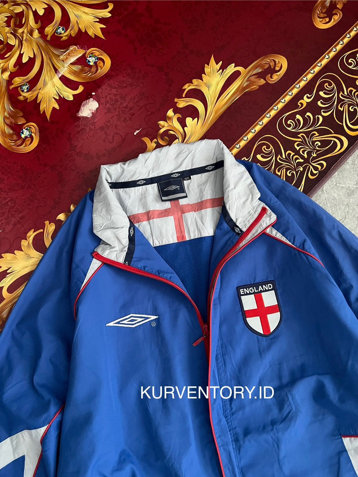 Umbro × Vintage (SOLD OUT) Vintage Umbro England Windbreaker Size US L / EU 52-54 / 3 - 2 Thumbnail