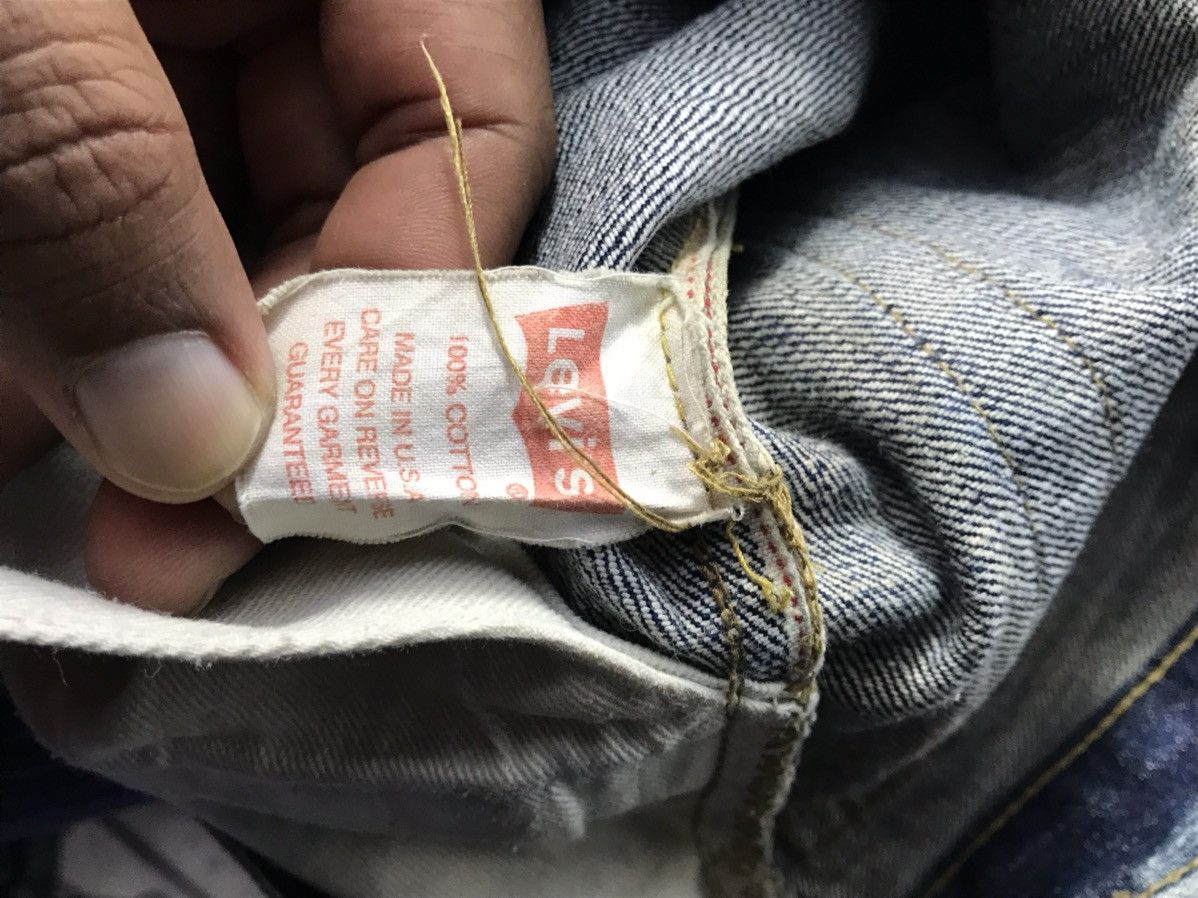 Levi's vintage Levis jeans distressed selvage Size US 32 / EU 48 - 9 Thumbnail
