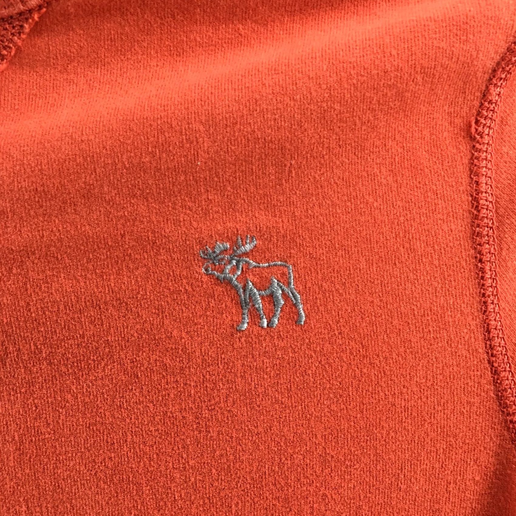 Abercrombie & Fitch Abercrombie & Fitch Muscle Sweatshirt Mens L Orange Cotton Long Sleeve Crew Neck Size US L / EU 52-54 / 3 - 4 Thumbnail