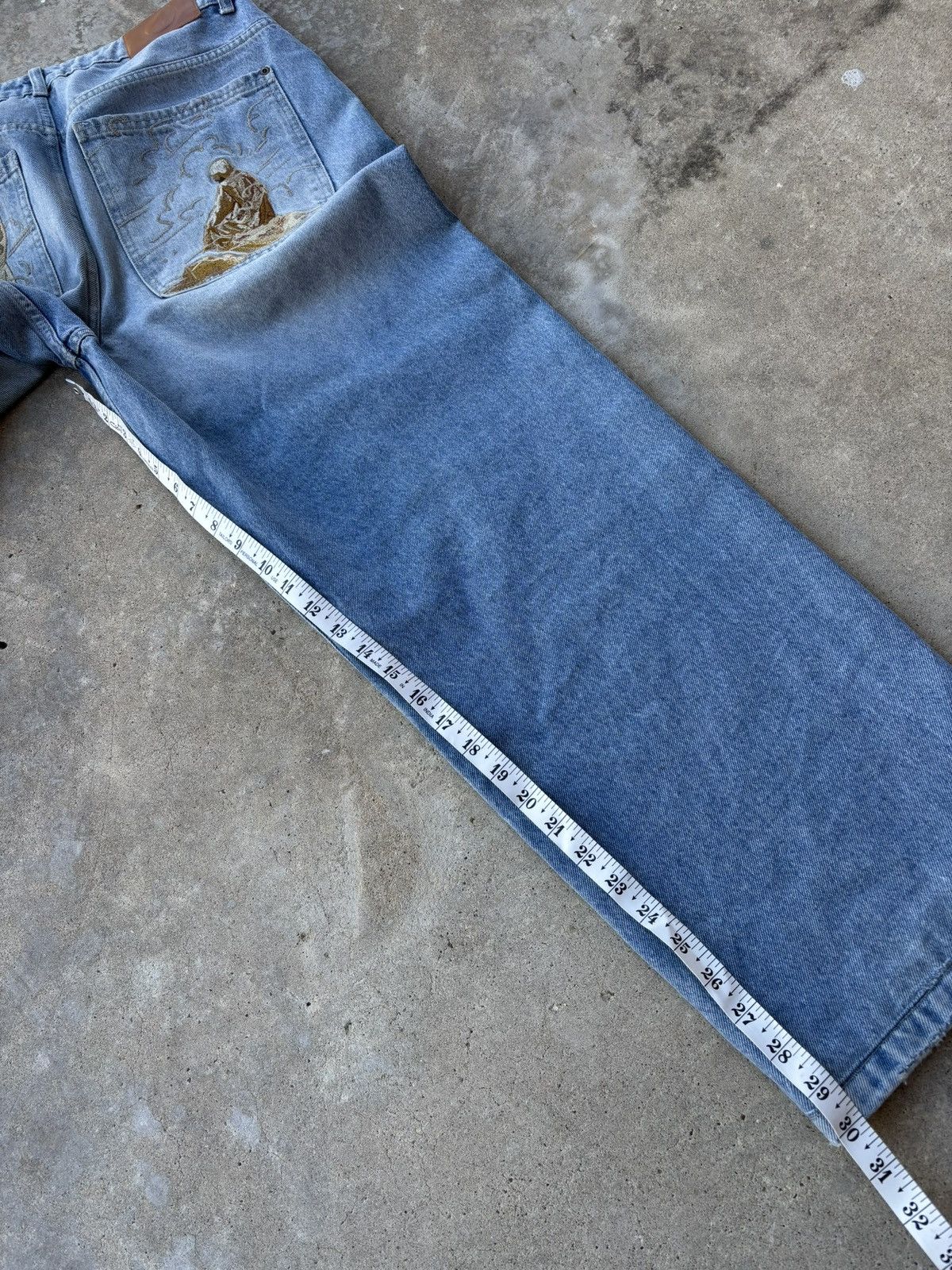 Derschutze Dershutze yasmin v3 Light Blue Baggy Denim Size US 32 / EU 48 - 12 Thumbnail