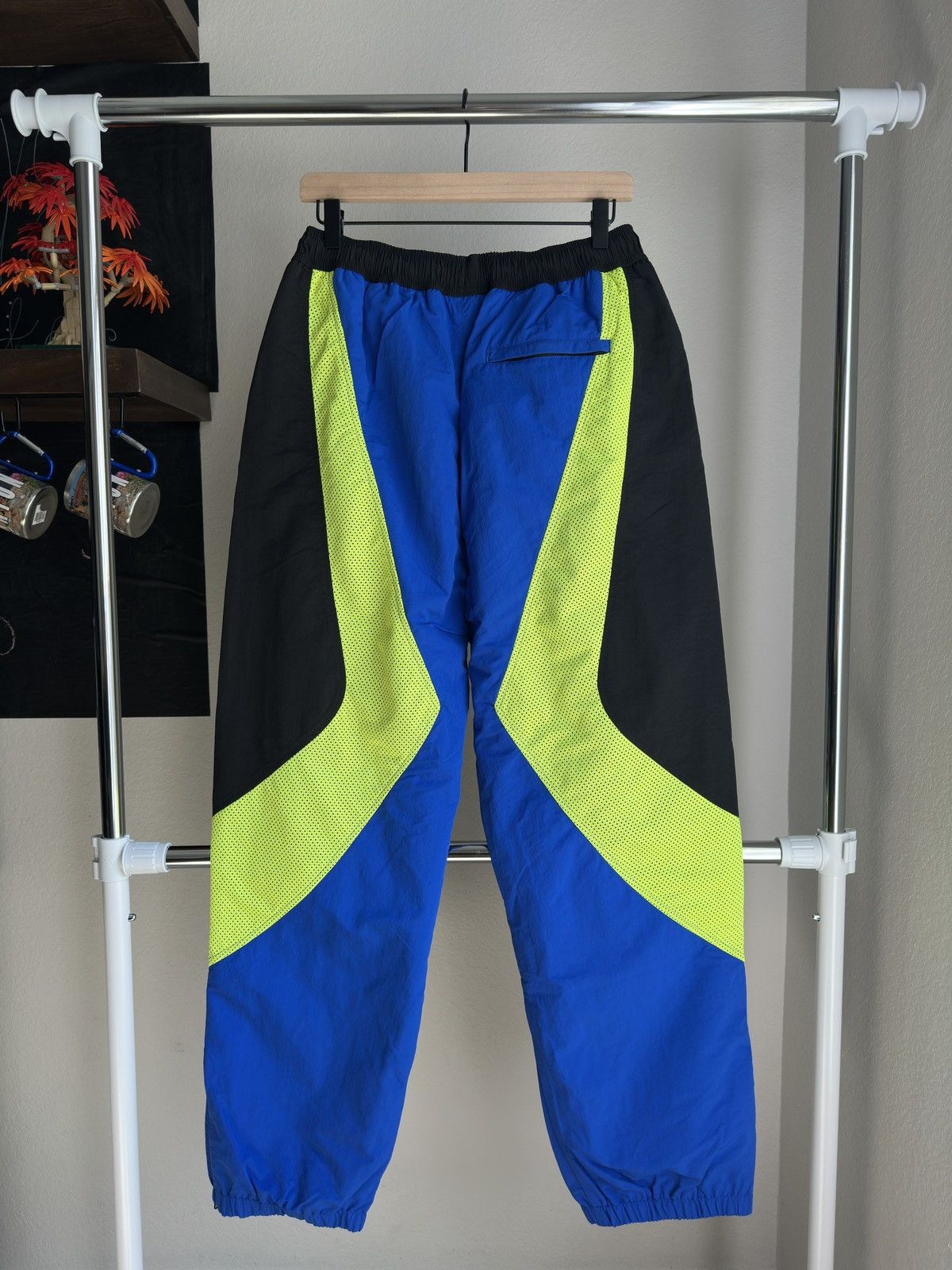 Corteiz Shuku Track Pants Blue Black Green Size US 34 / EU 50 - 2 Thumbnail