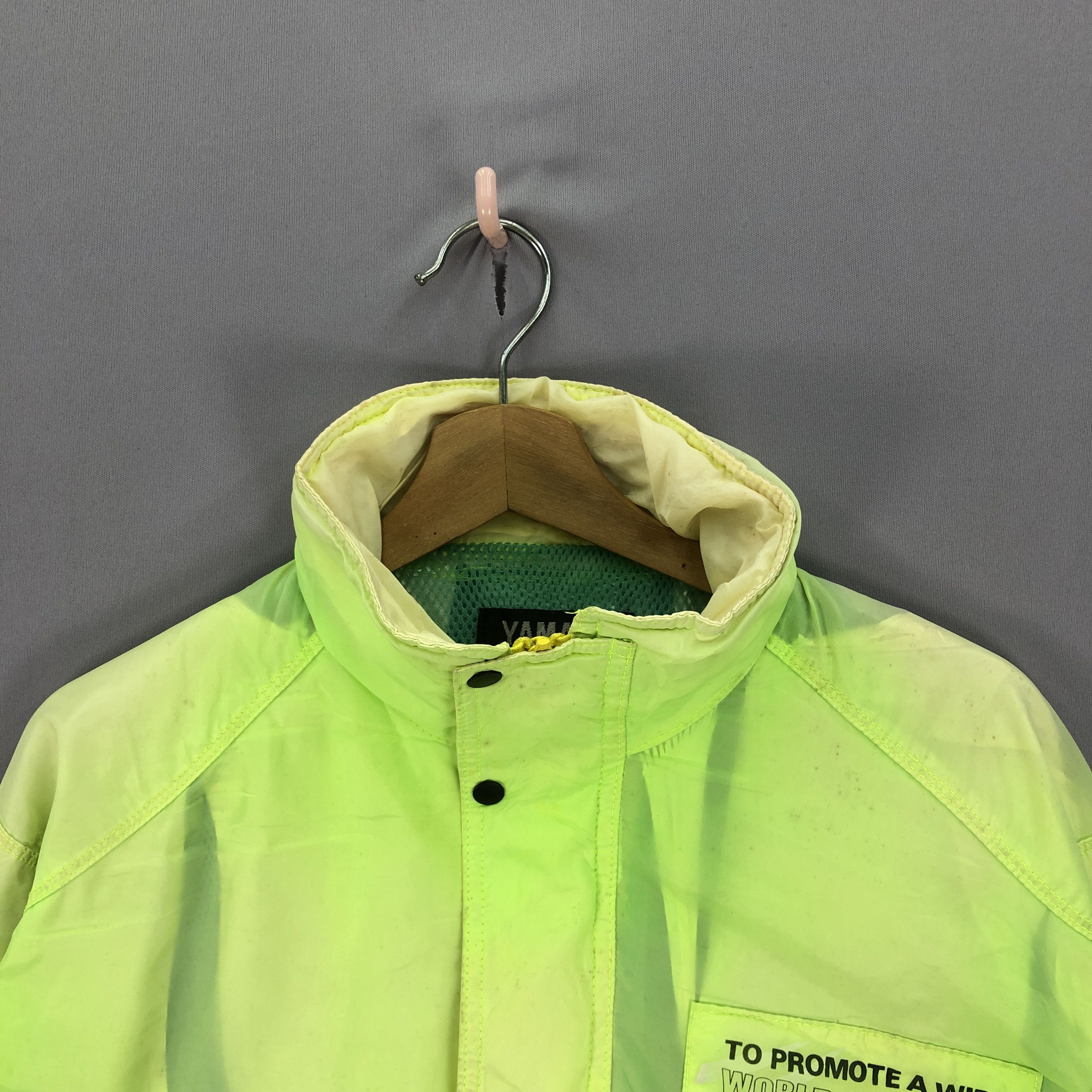 Vintage × Yamaha Vintage 90s Yamaha Windbreaker Sun Faded Racing Jackets Size US L / EU 52-54 / 3 - 2 Thumbnail