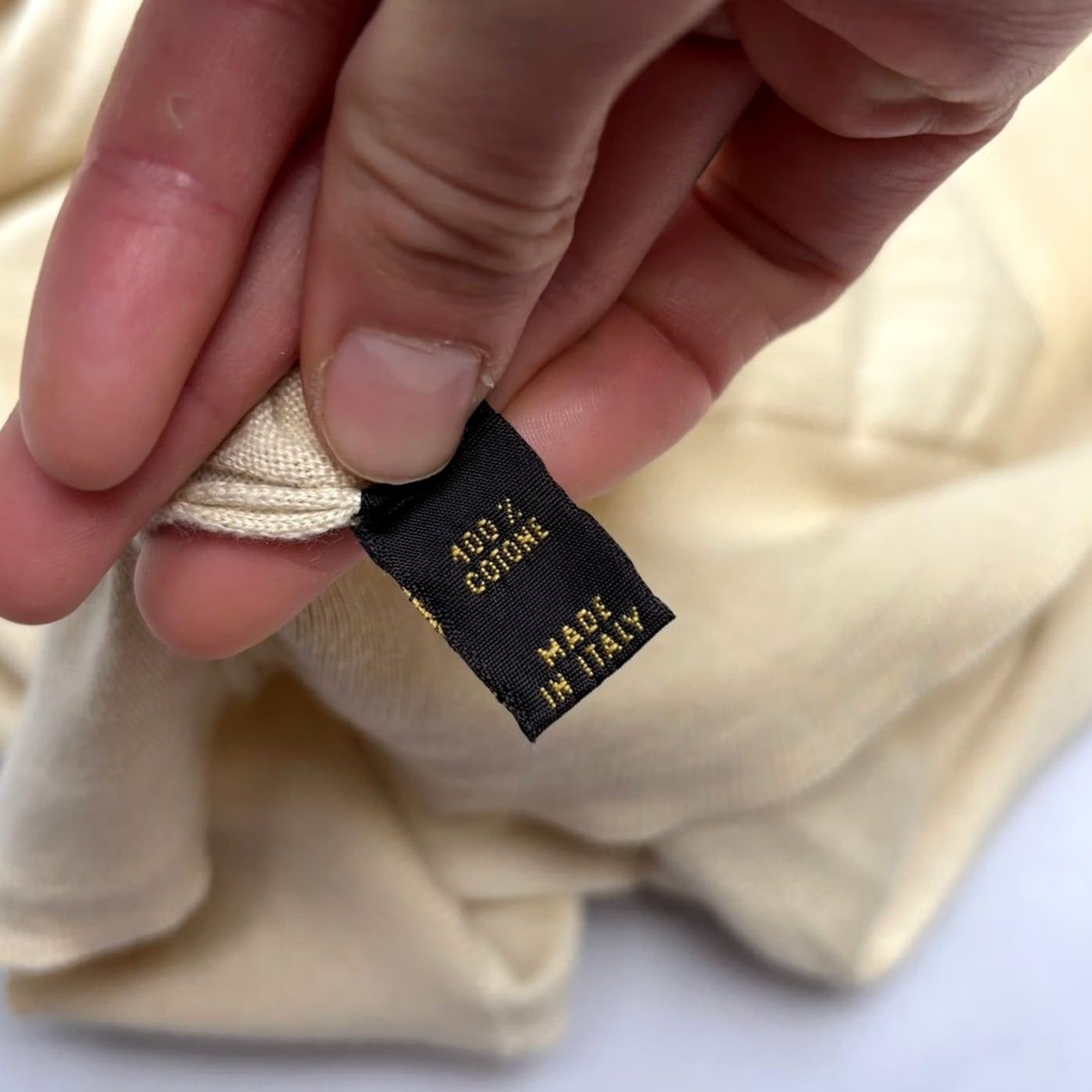 Loro Piana Loro Piana Polo Shirt Cotton Sweater Long Sleeve Men's 2XL Cream Quiet Luxury Size US XXL / EU 58 / 5 - 6 Thumbnail