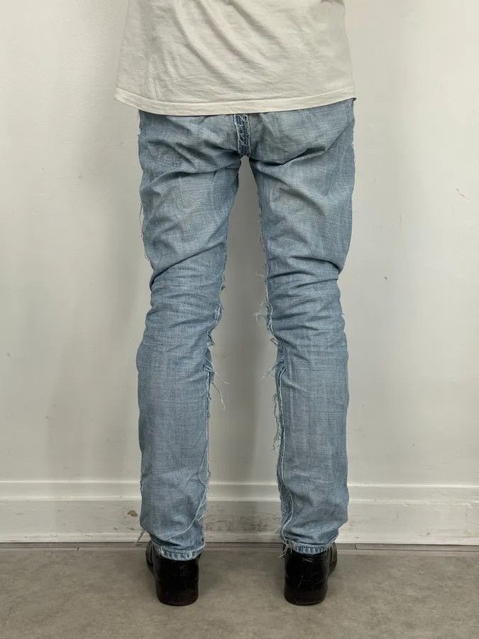 Maison Margiela FW2012 Maison Margiela H&M Light Blue Denim Inside-Out Jeans Size US 32 / EU 48 - 3 Thumbnail