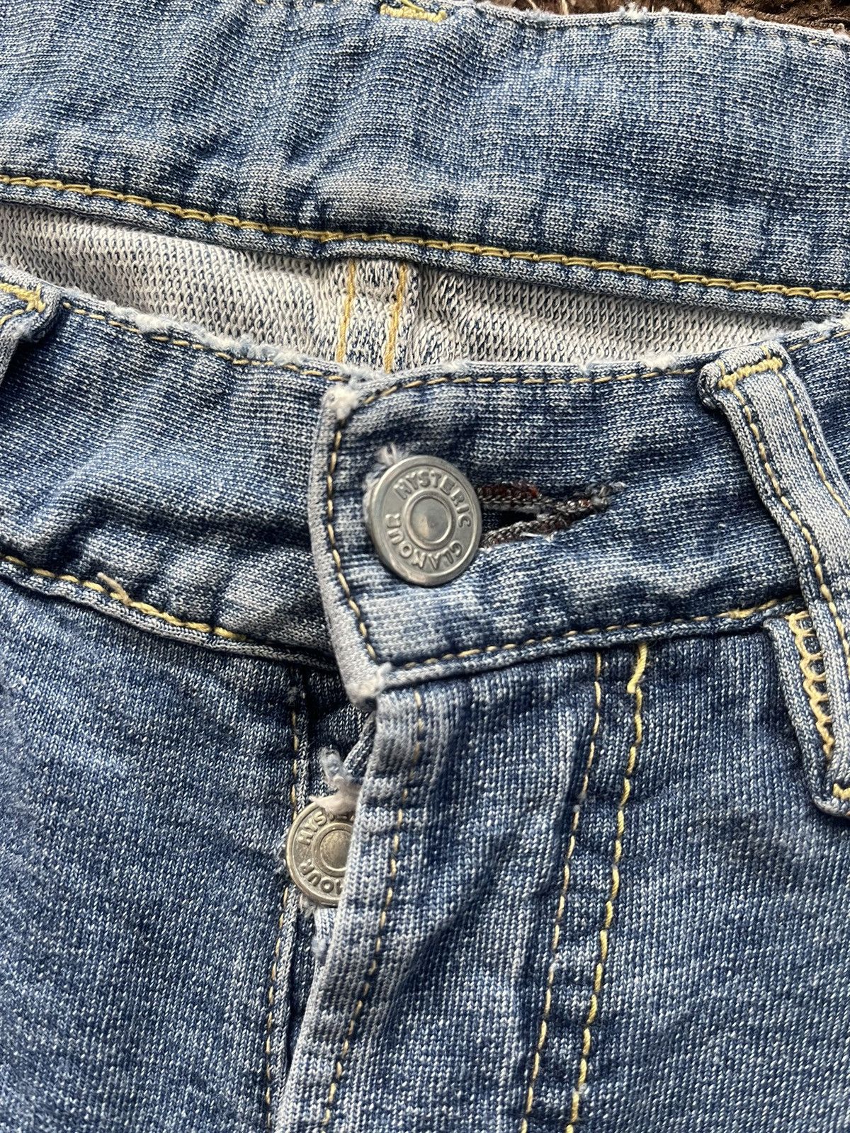 Hysteric Glamour × Japanese Brand VTG HYSTERIC GLAMOUR DETROIT MICHIGAN SHORT JEANS VERY RARE Size US 32 / EU 48 - 8 Thumbnail