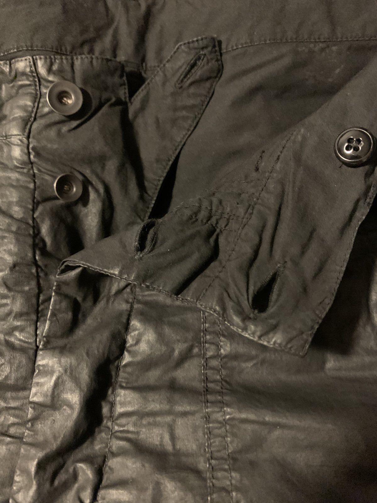 Rick Owens 🔥🔥 Rick Owens Black Wax Cargo Pants Size US 32 / EU 48 - 5 Thumbnail
