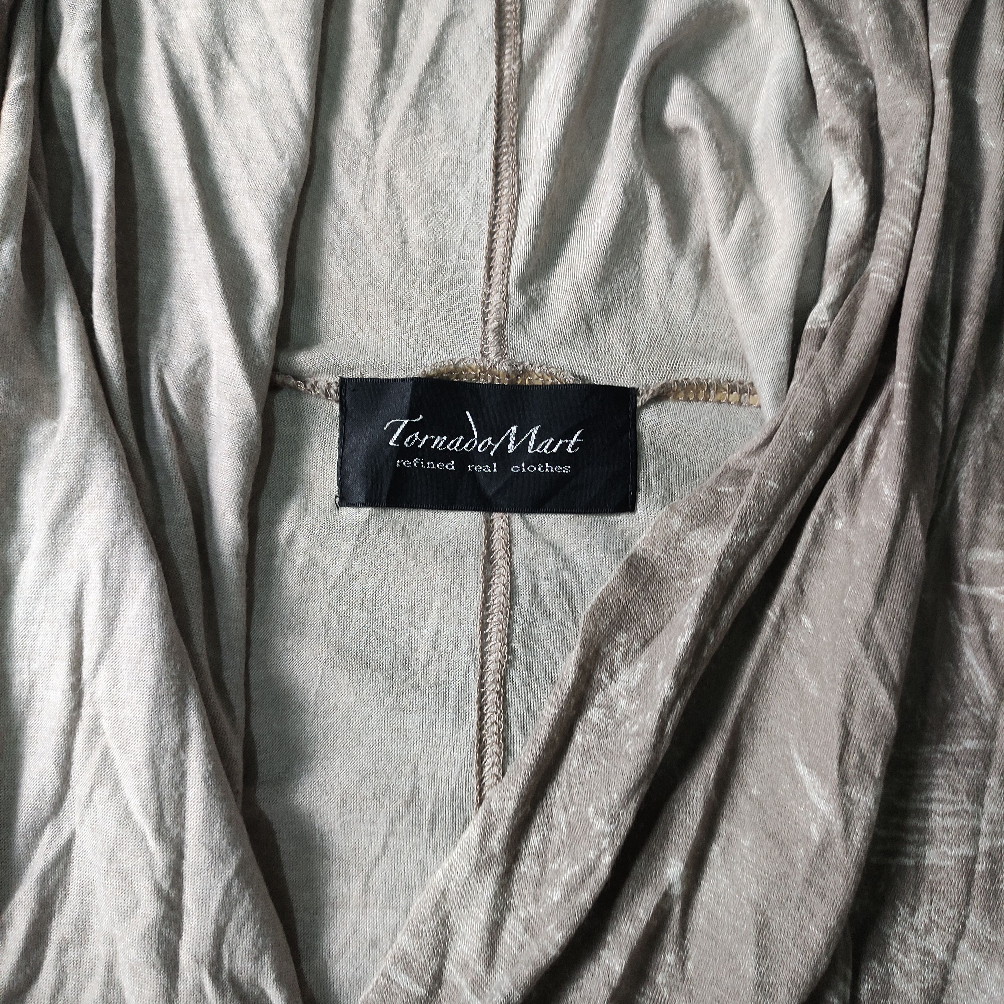 Tornado Mart Tornado Mart Japan Drape Cardigan Style L.G.B Avant Garde Size US L / EU 52-54 / 3 - 6 Thumbnail