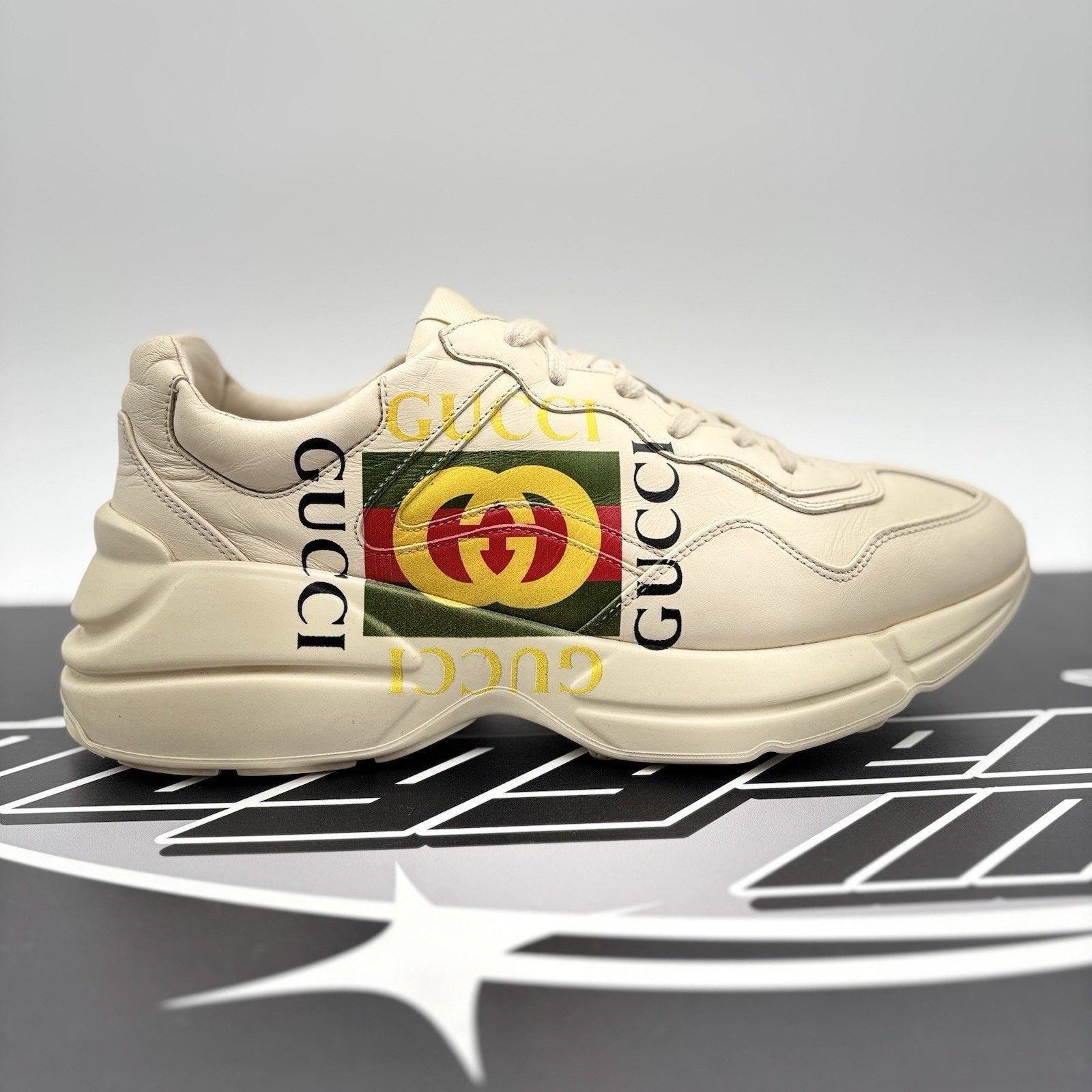 Gucci Gucci Rhyton GG ‘ Gucci logo ’ | GOOD CONDITION! Size US 8 / EU 41 - 2 Thumbnail