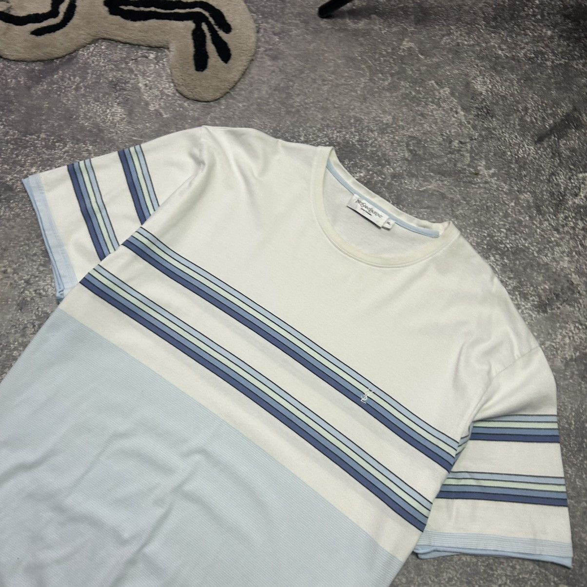 Yves Saint Laurent Luxury Yves Saint Lauren Small logo basic tee size XL Size US XL / EU 56 / 4 - 2 Thumbnail