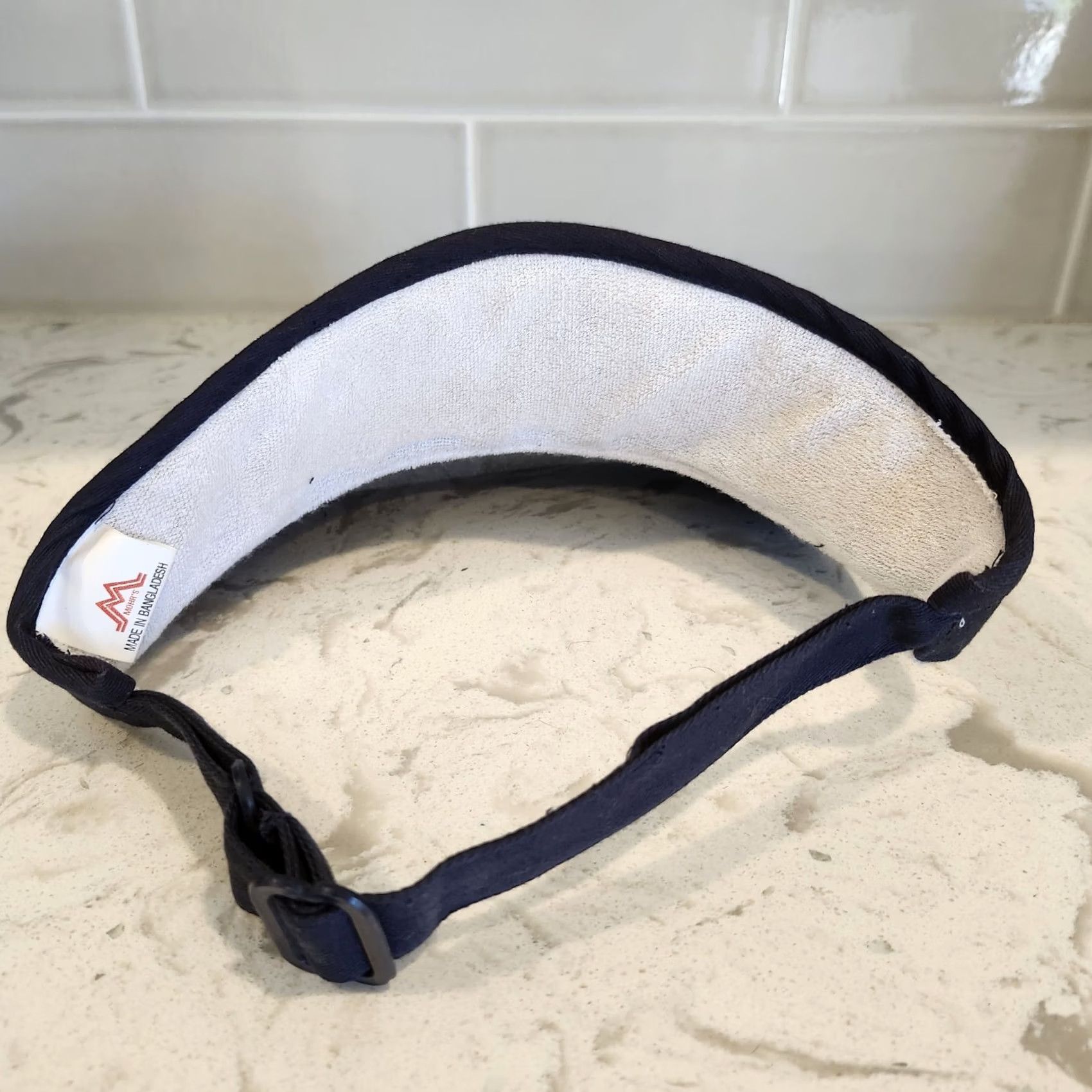 Vintage Mohr's Soreiday Visor Men Adjustable Blue Solid Lightweight Breathable Casual Travel Advertisement Cap Size ONE SIZE - 6 Thumbnail