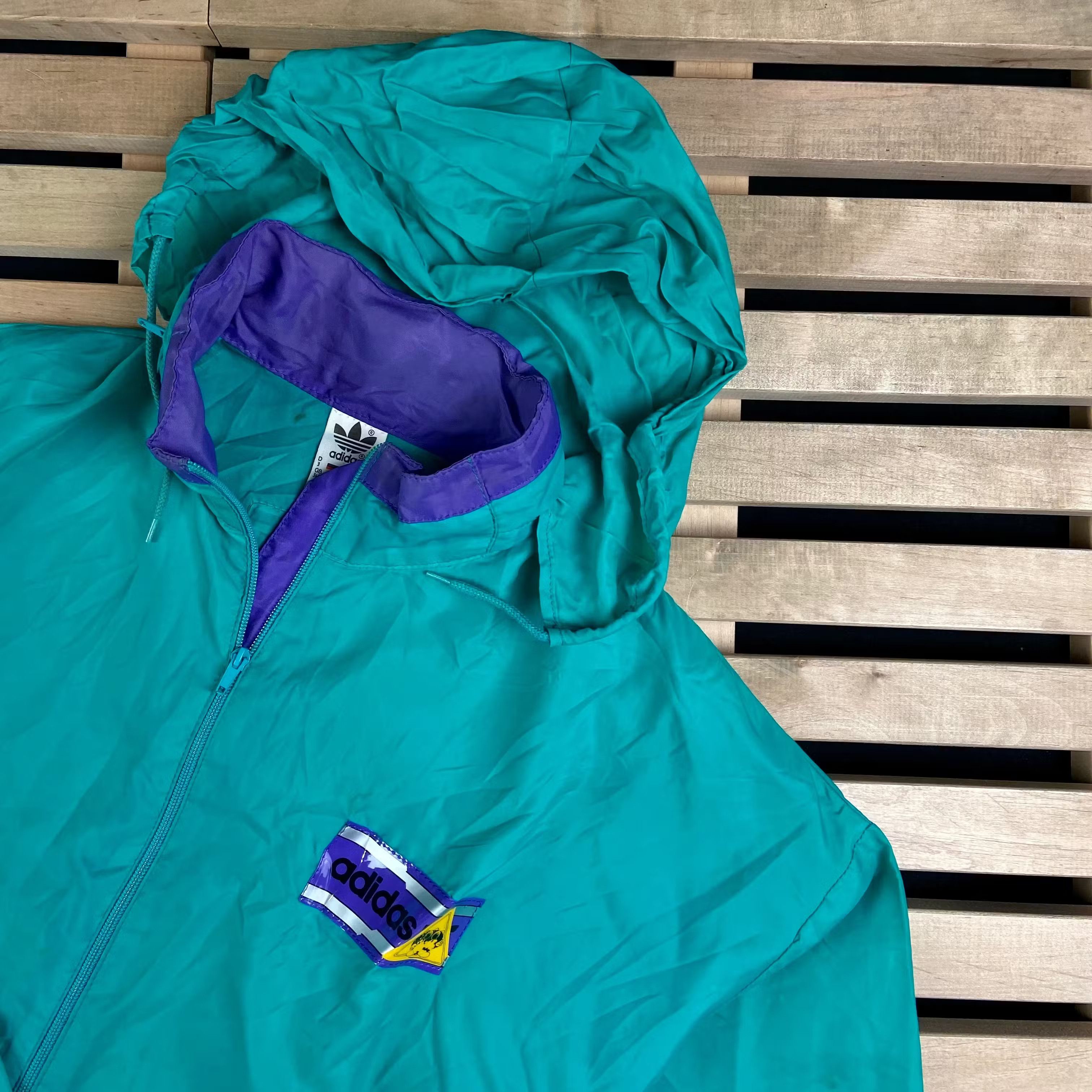Adidas × Vintage Mens Hooded Jacket Adidas Originals Vintage Size XS Size US XS / EU 42 / 0 - 2 Thumbnail