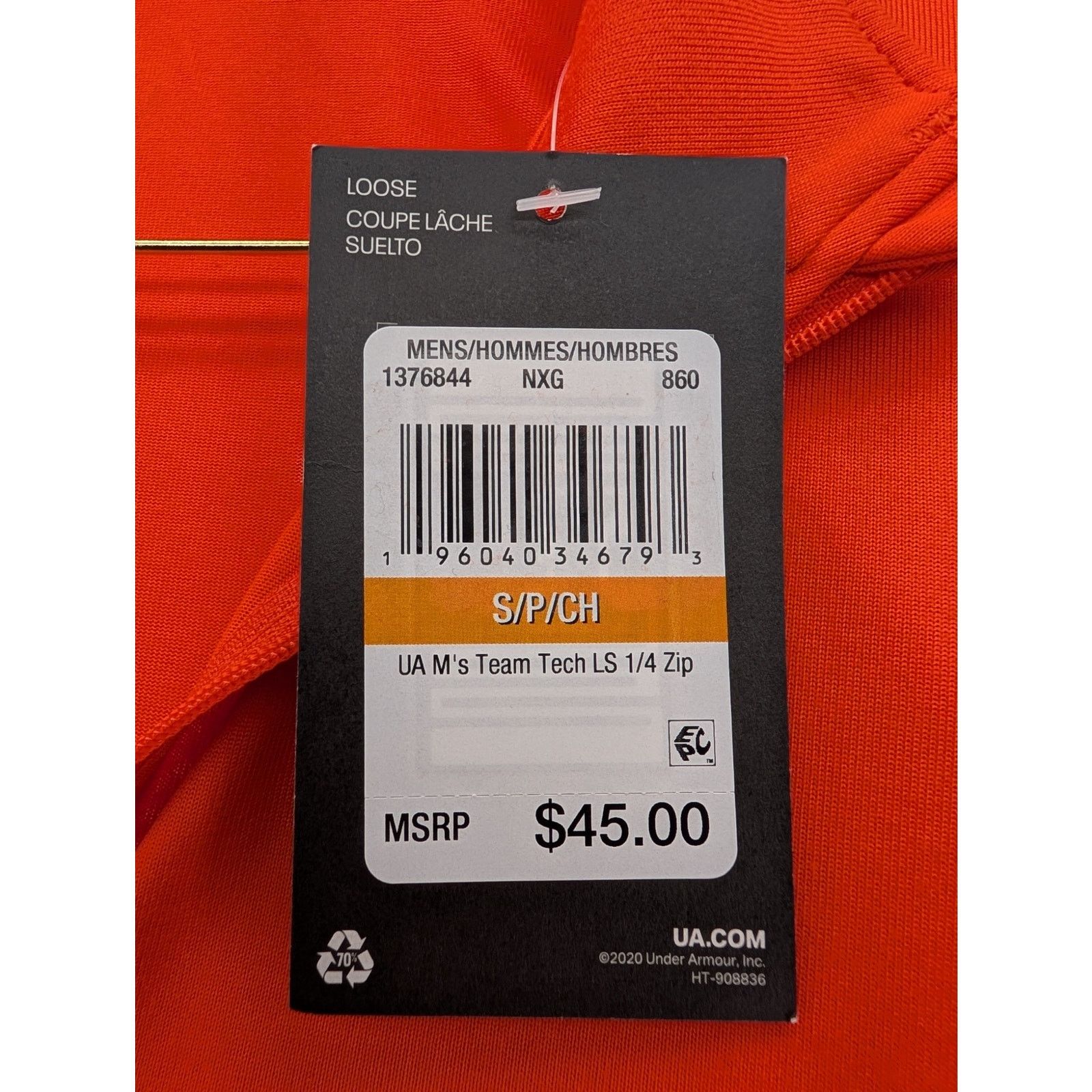 Under Armour NWT Under Armour UA Tech Men's Team Tech Long Sleeve 1/4 Zip Size US L / EU 52-54 / 3 - 5 Thumbnail