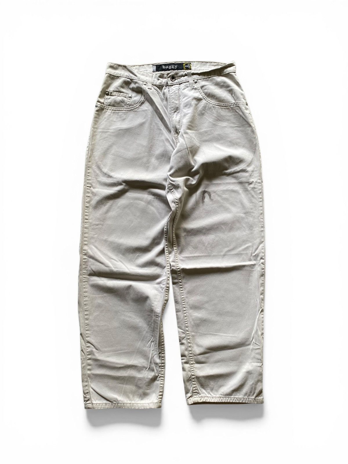 Levi's Vintage 1990’s Baggy Levis Silvertab Beige Jeans Size US 32 / EU 48 - 1 Thumbnail