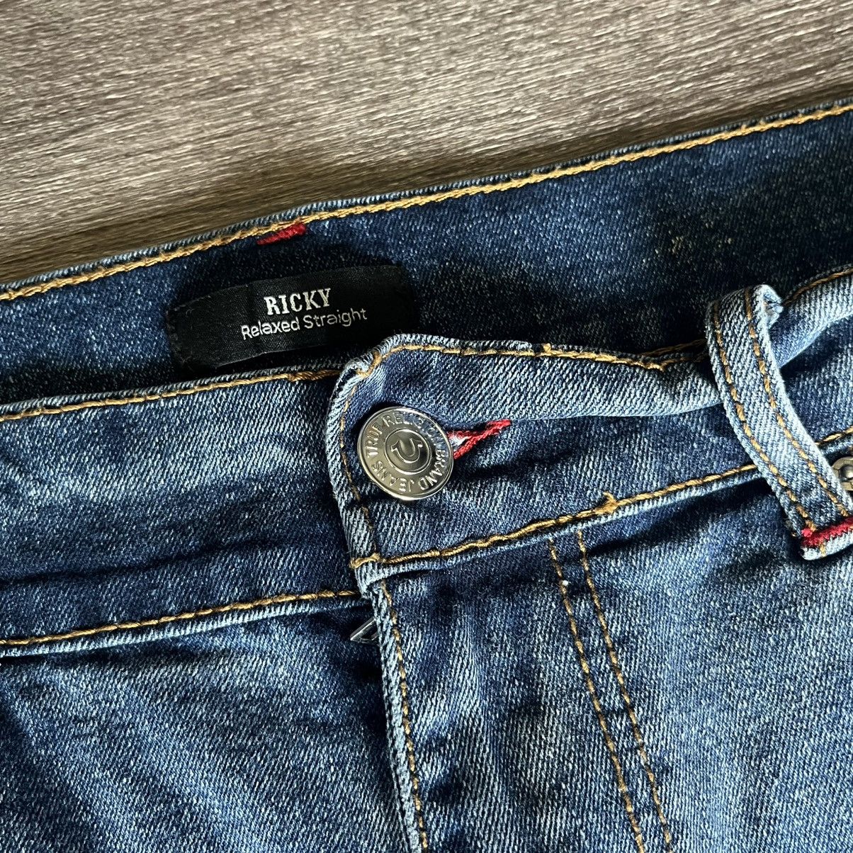 True Religion Vintage 2000s True Religion Ricky Straight Denim Jeans 36 Size US 36 / EU 52 - 7 Thumbnail
