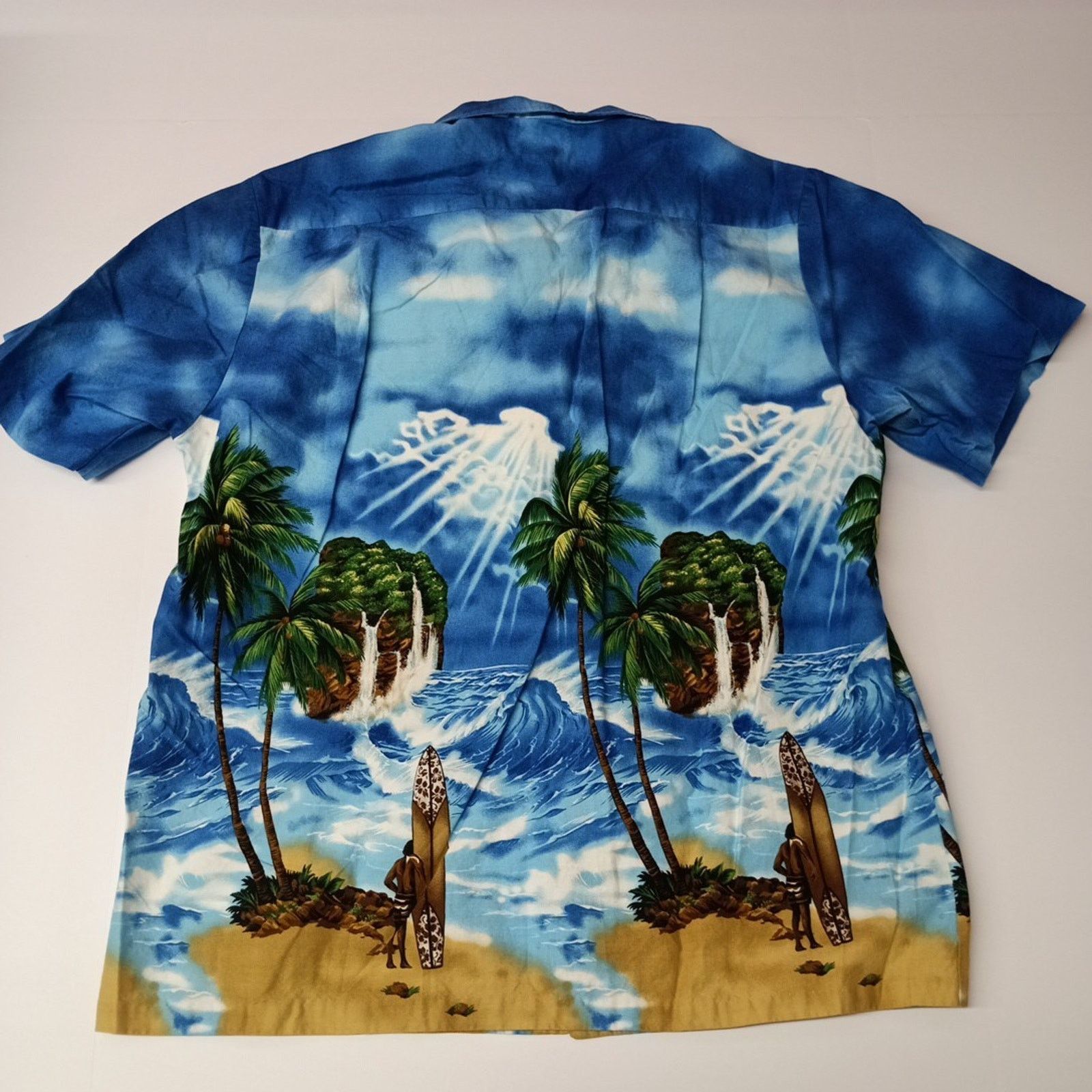 Other Kole Kole Hawaiian Shirts Men's L Polynesian Surfer Palms Size US L / EU 52-54 / 3 - 6 Thumbnail