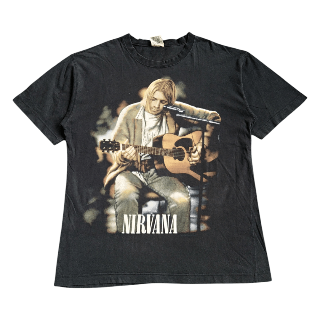 Band Tees Vintage Nirvana Kurt Cobain memorial t-shirt Size US XL / EU 56 / 4 - 1 Thumbnail