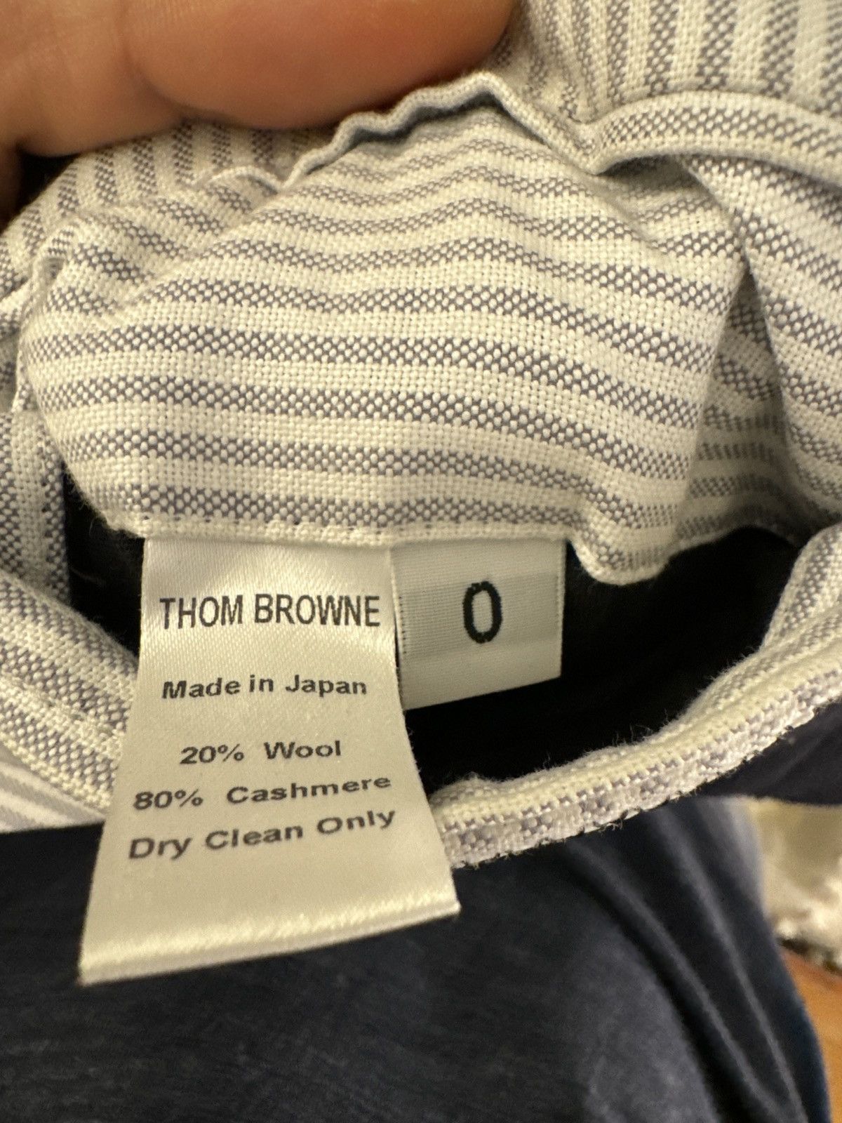 Thom Browne Thom Browne striped chesterfield cashmere wool coat Size US S / EU 44-46 / 1 - 4 Thumbnail