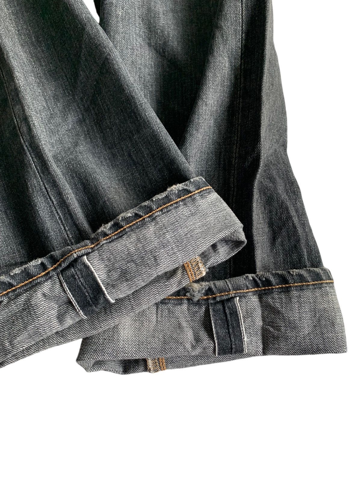 Edwin × If Six Was Nine × Kapital EDWIN SELVEDGE 505 BUTTON FLY RUSTY DISTRESSED DENIM Size US 30 / EU 46 - 6 Thumbnail