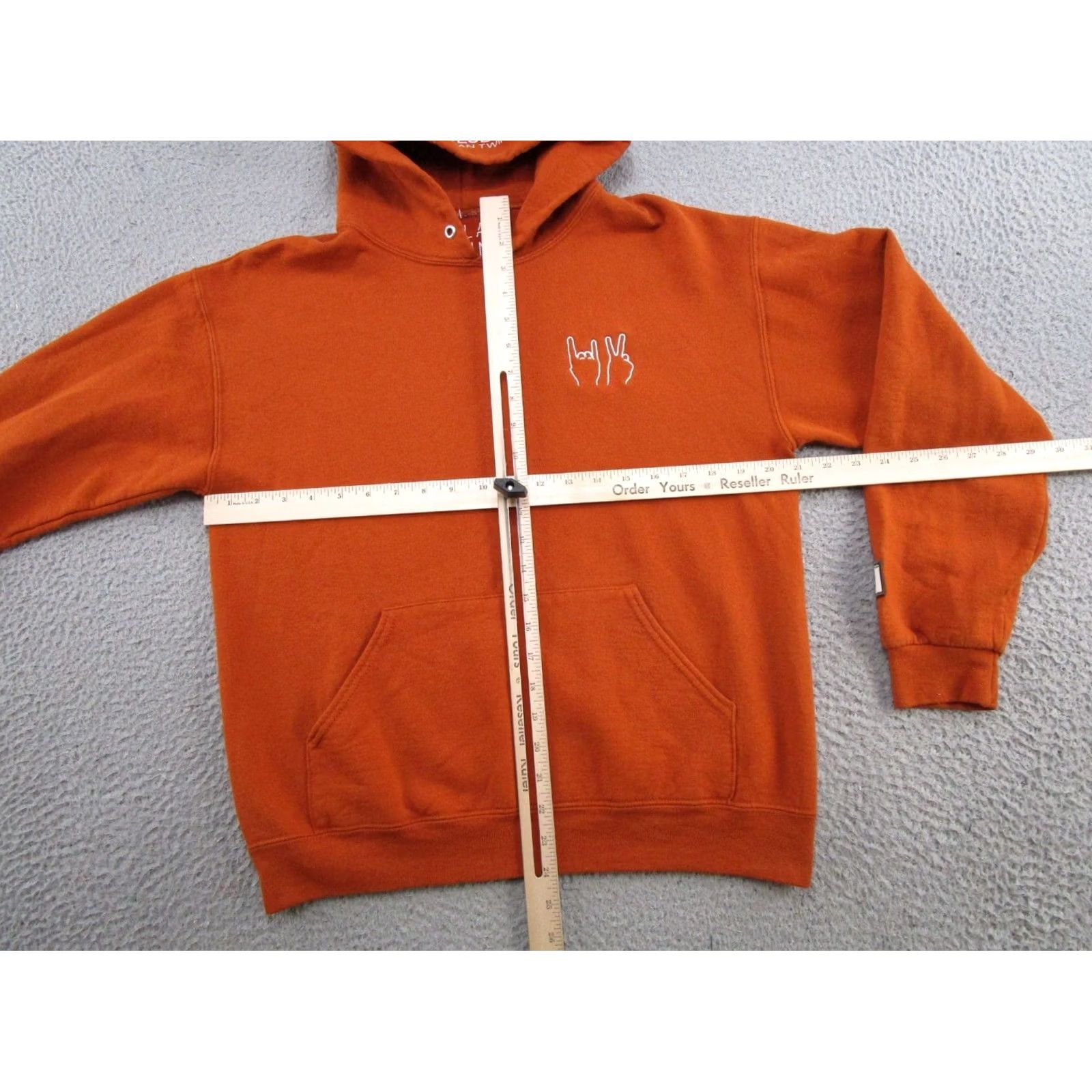 Twins Dolan Hoodie Pullover Graphic Orange M Dolan Official Merch Size US M / EU 48-50 / 2 - 5 Thumbnail