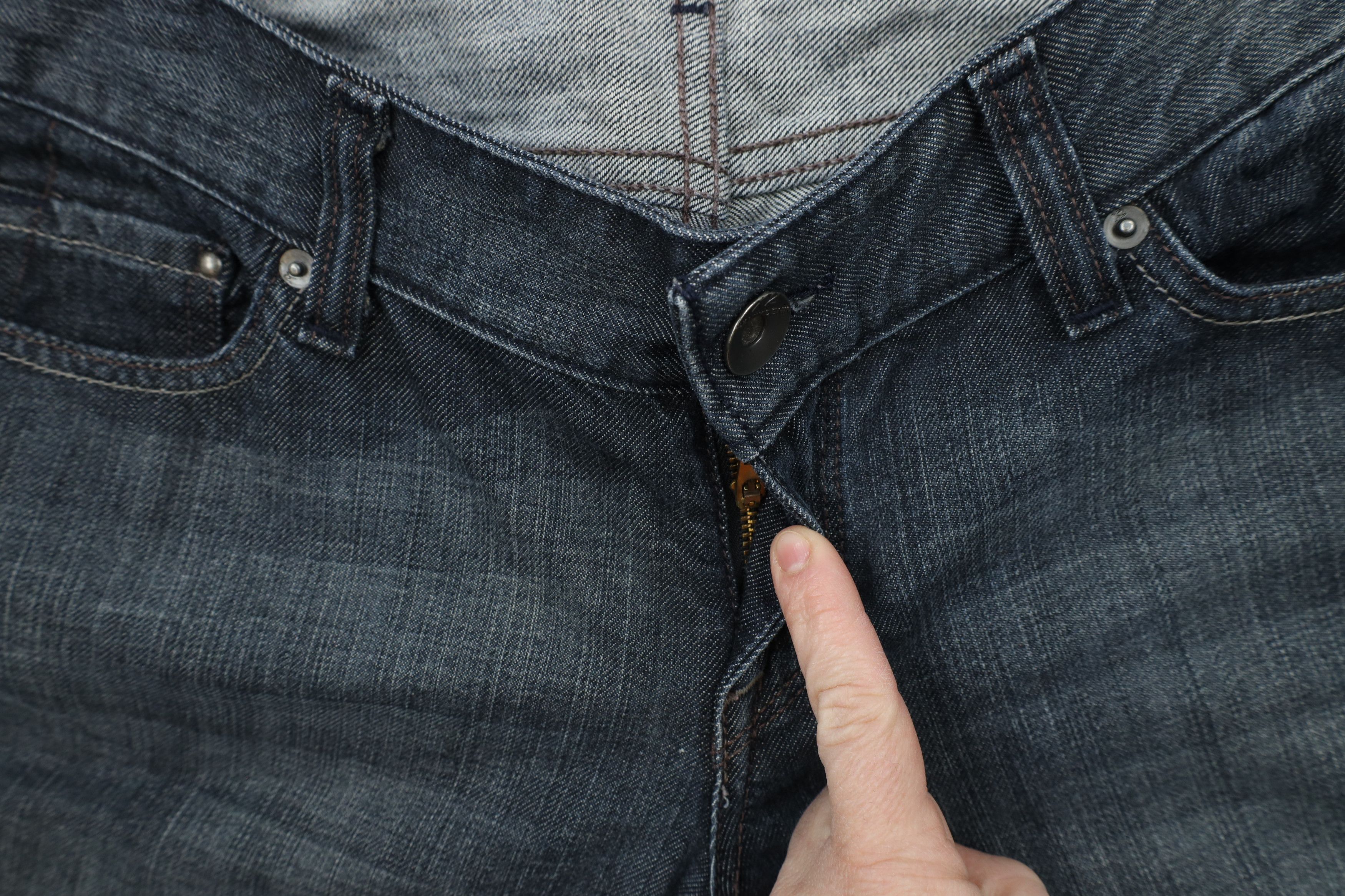 Express × Vintage Vintage Y2K Express X2 Full Leg Flared Stretch Denim Jeans Size 30" / US 8 / IT 44 - 6 Thumbnail