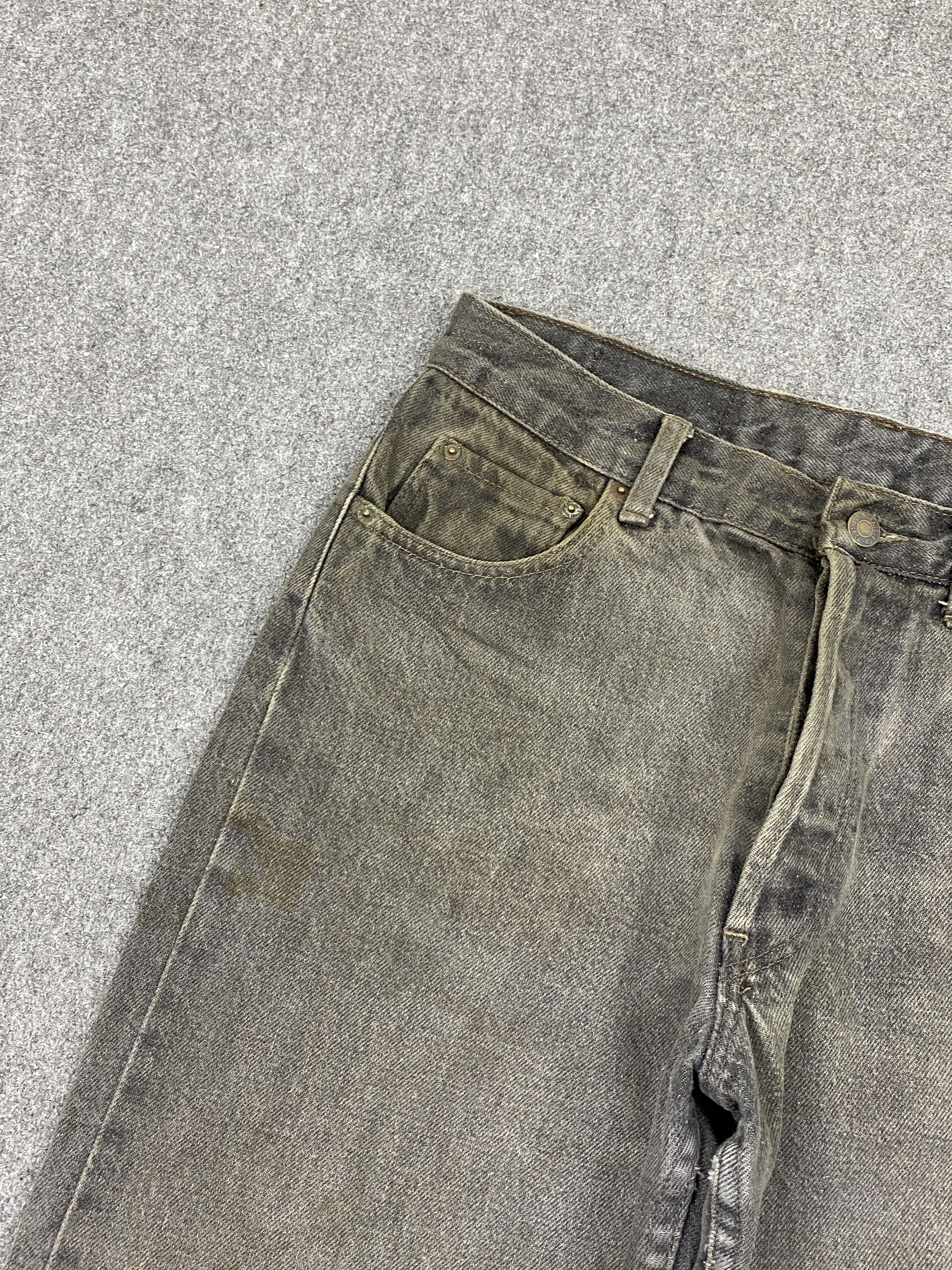 Levi's Vintage 90s Levis 501 USA Faded Black Jeans DP2734 Size US 30 / EU 46 - 14 Thumbnail