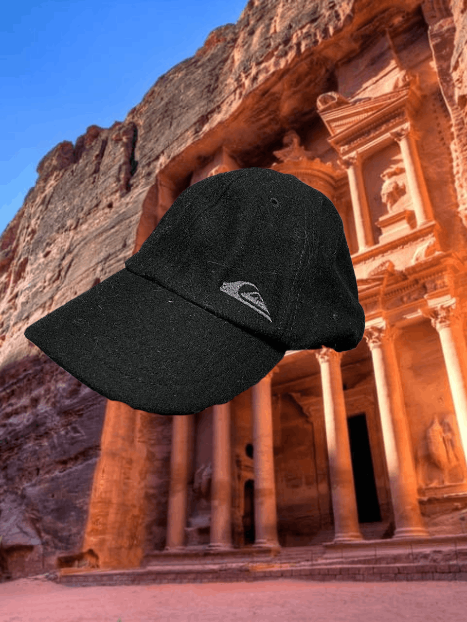 Quiksilver Hats black Vintage Quiksilver Cap Y2K streetwear Size ONE SIZE - 1 Thumbnail