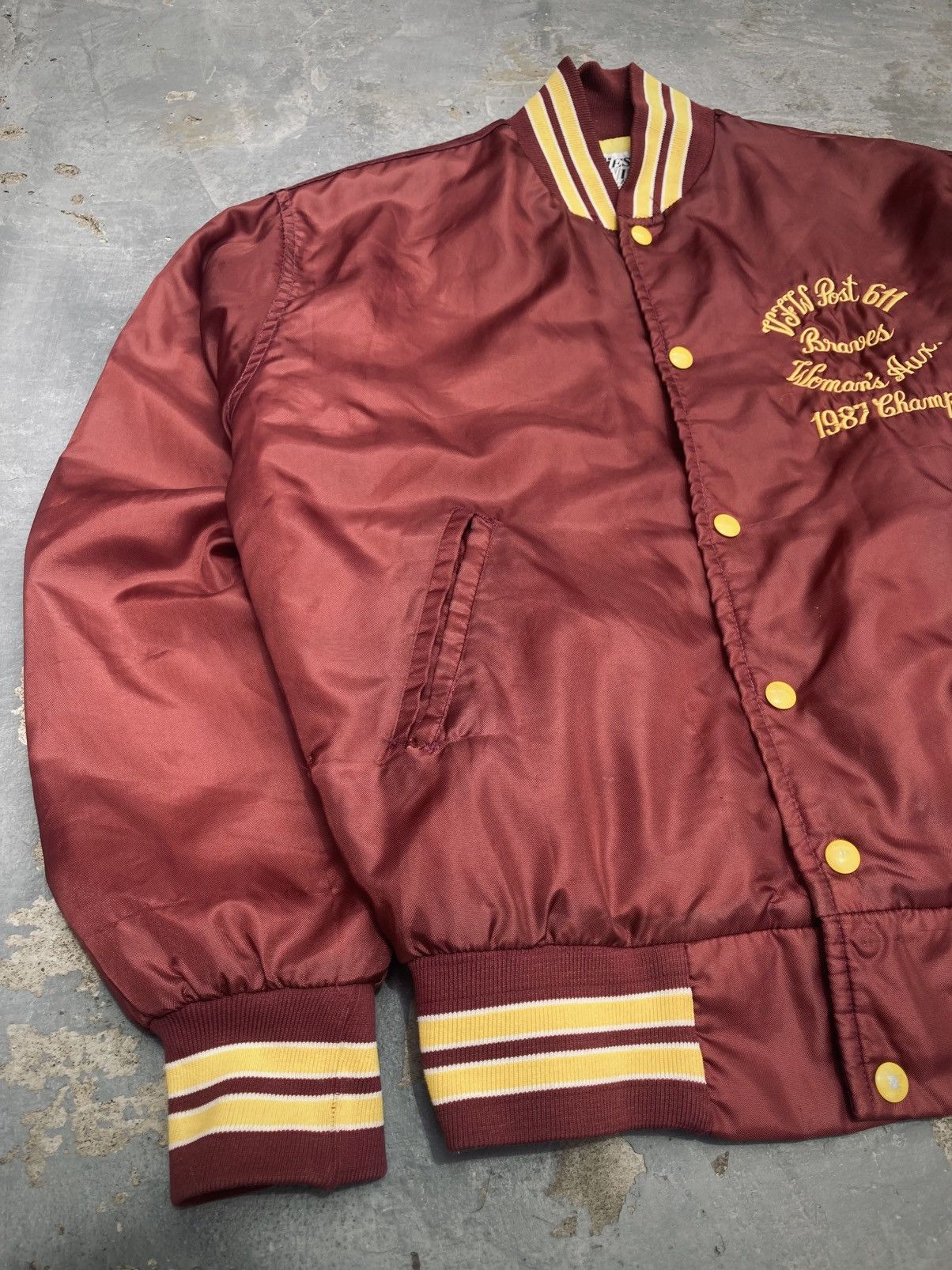 Other Vintage ‘87 West Wind Satin Bomber Jacket Size US S / EU 44-46 / 1 - 2 Thumbnail