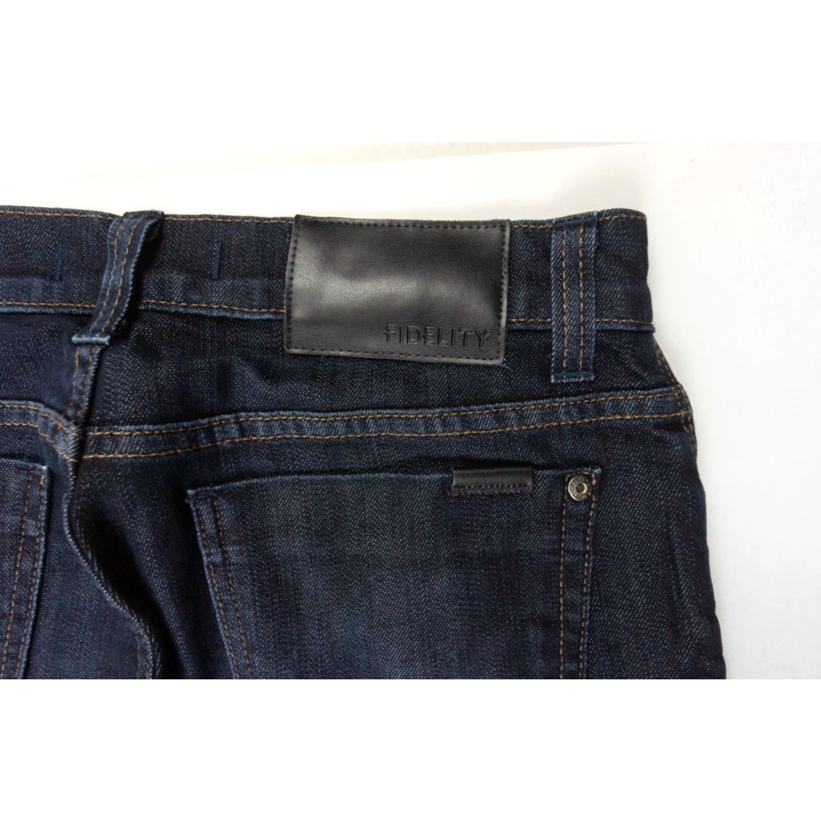 Vintage Fidelity Mens Jeans 50-11 Revolution Rinse Denim Straight 31x29 Blue Cotton Polyester 5-Pocket Regular Zip Jeans Mens Size US 31 - 7 Thumbnail