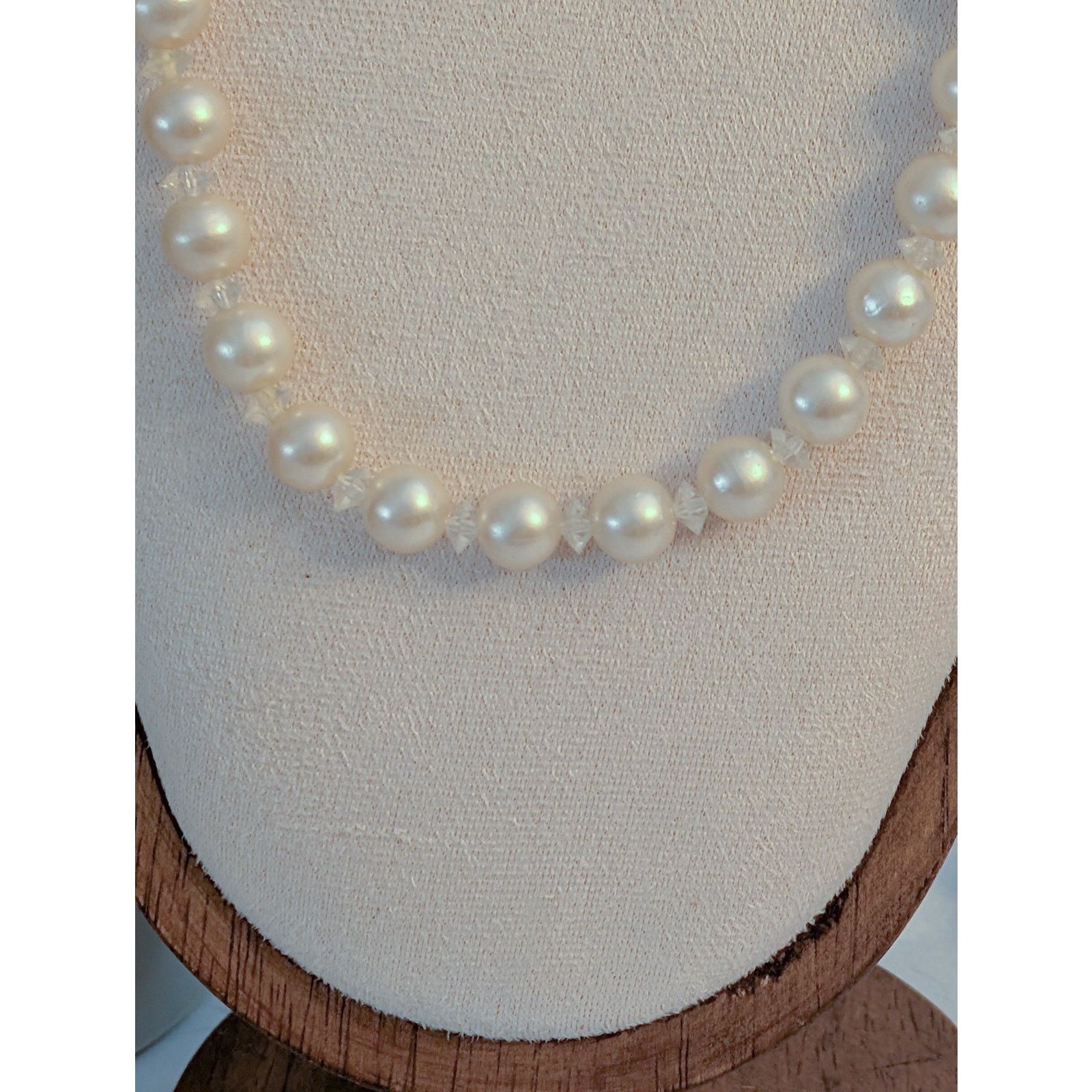 Vintage Feminine VTG 1980s Classic 22" Faux Pearl & Beaded Necklace Size ONE SIZE - 2 Thumbnail