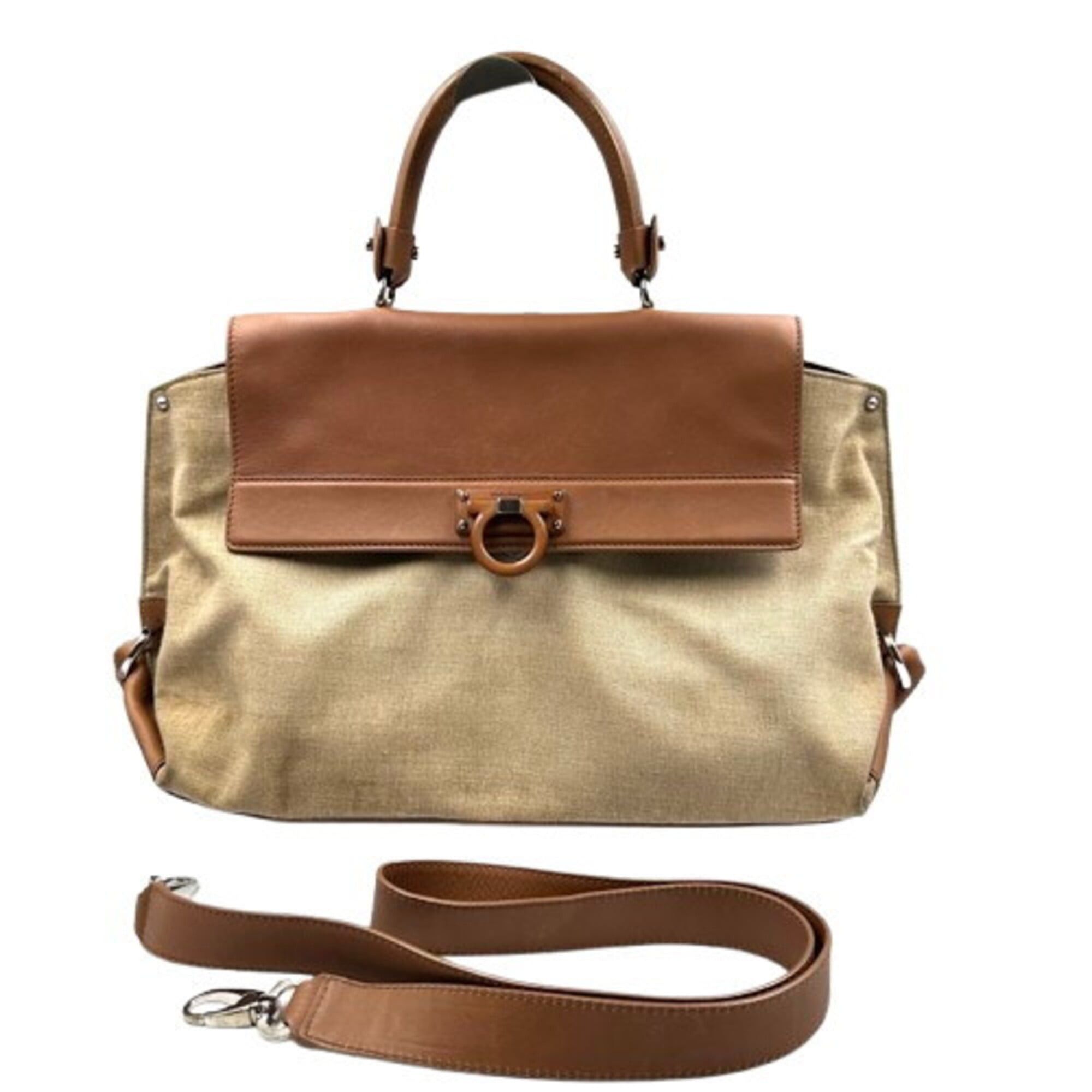 Salvatore Ferragamo Salvatore Ferragamo Sofia handbag, brown. Size ONE SIZE - 1 Thumbnail