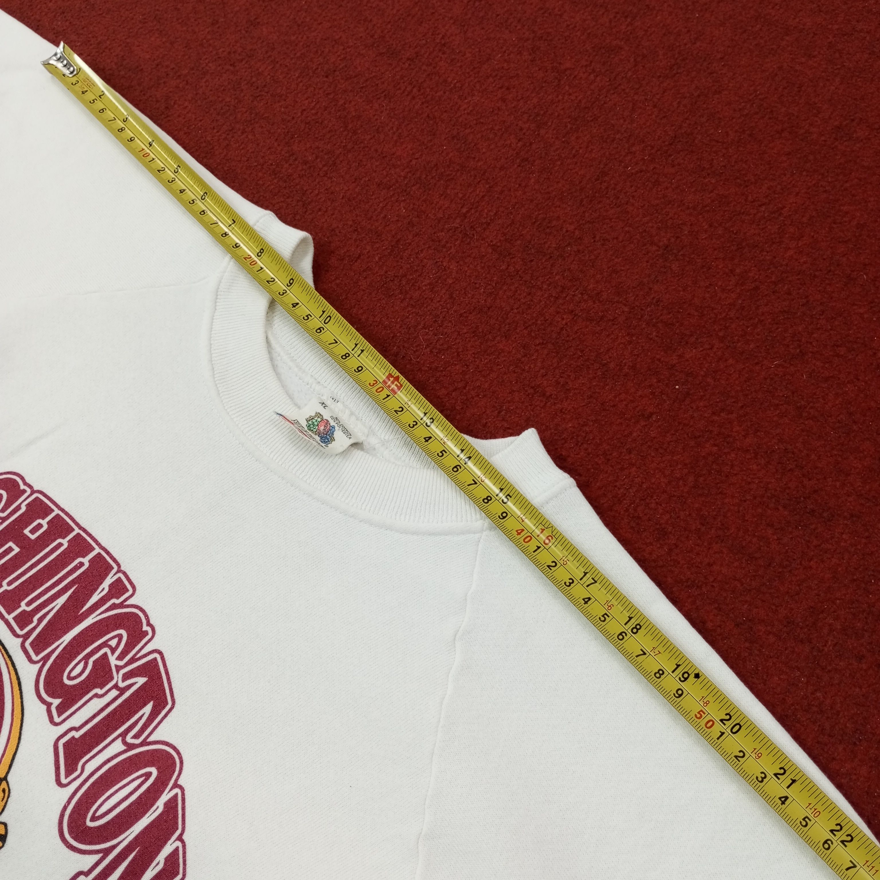 NFL Washington Redskins Football Team Vintage Sweatshirt c251n2 Size US L / EU 52-54 / 3 - 9 Thumbnail